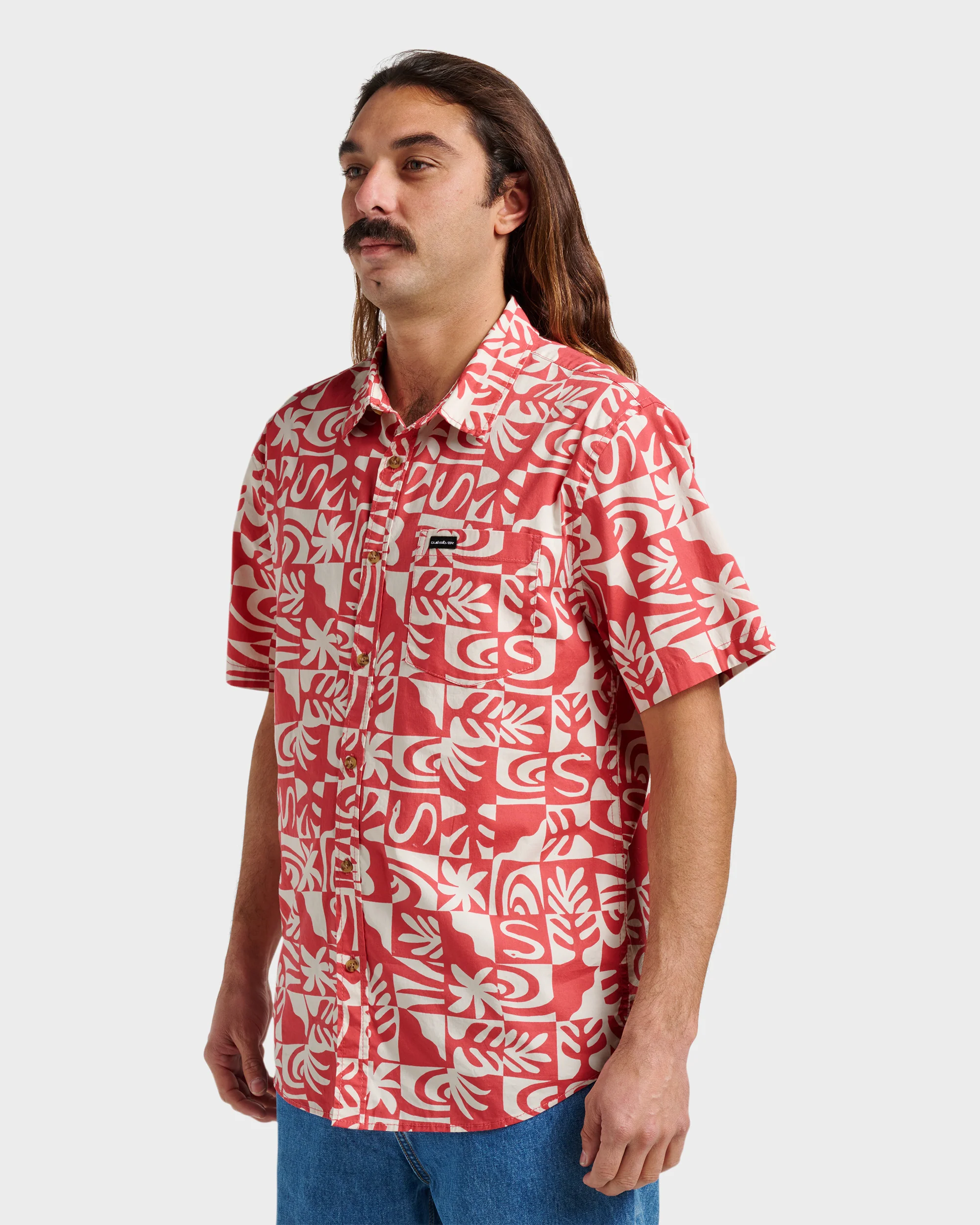 Terra Classic Stretch Short Sleeve Shirt - Mineral Red 3 Terra Classic Stretch Short Sleeve Shirt - Mineral Red