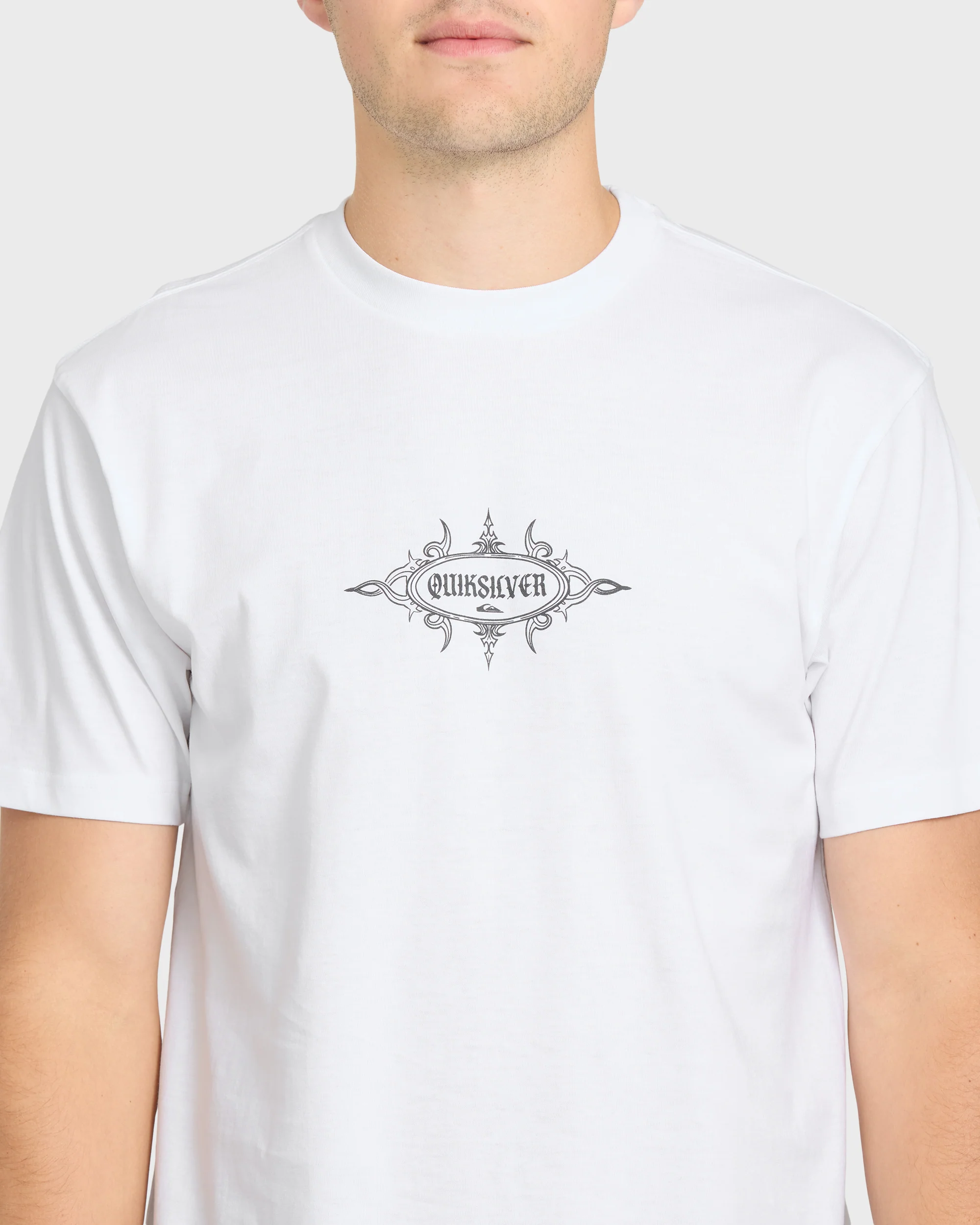 Crest Classic Short Sleeve Knit T-Shirt - White 5 Crest Classic Short Sleeve Knit T-Shirt - White