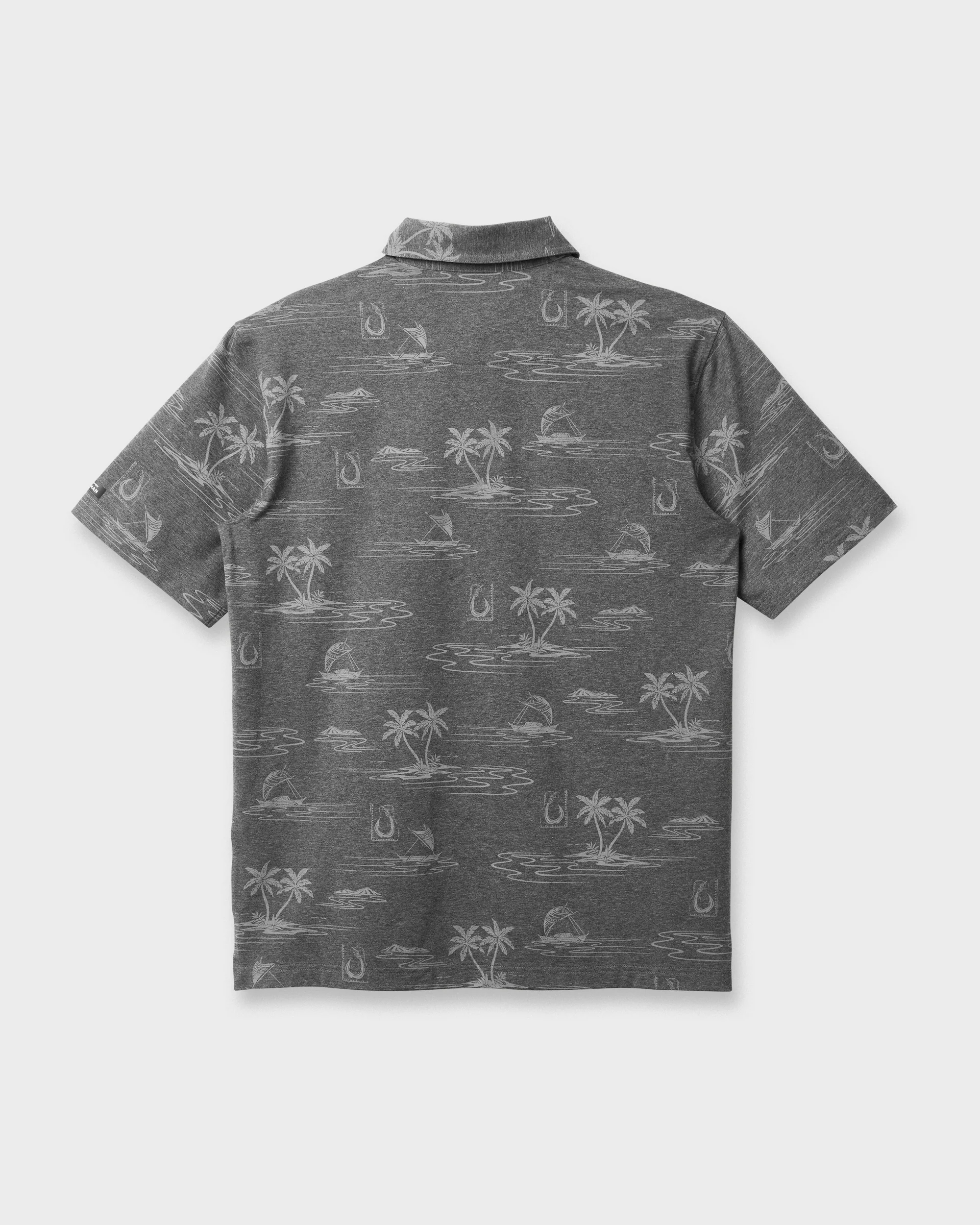 Waterman Island Daze Polo T-Shirt - Phantom Heather 6 Waterman Island Daze Polo T-Shirt - Phantom Heather