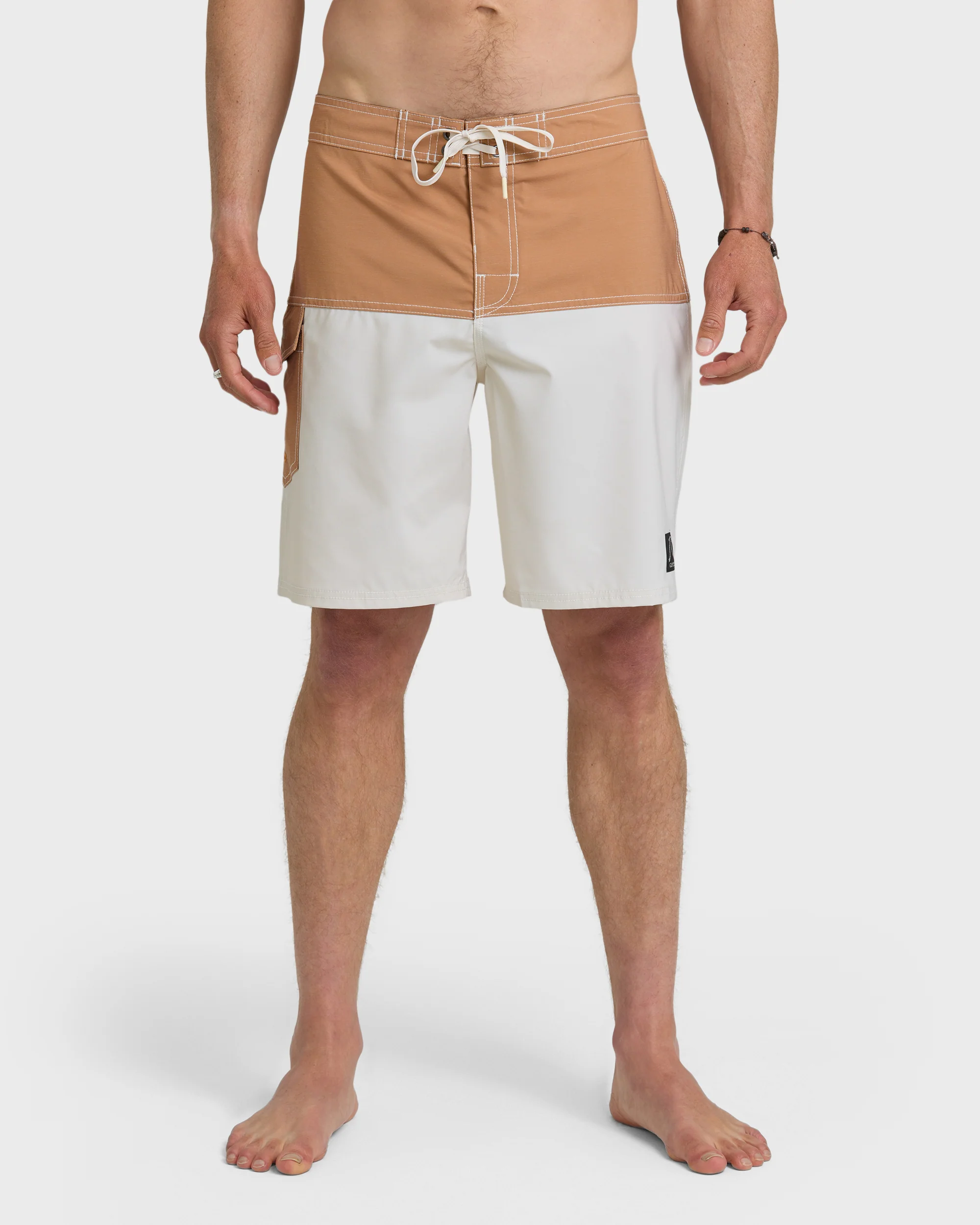 Original Blocked 19" Boardshorts - Bone White 1 Original Blocked 19" Boardshorts - Bone White