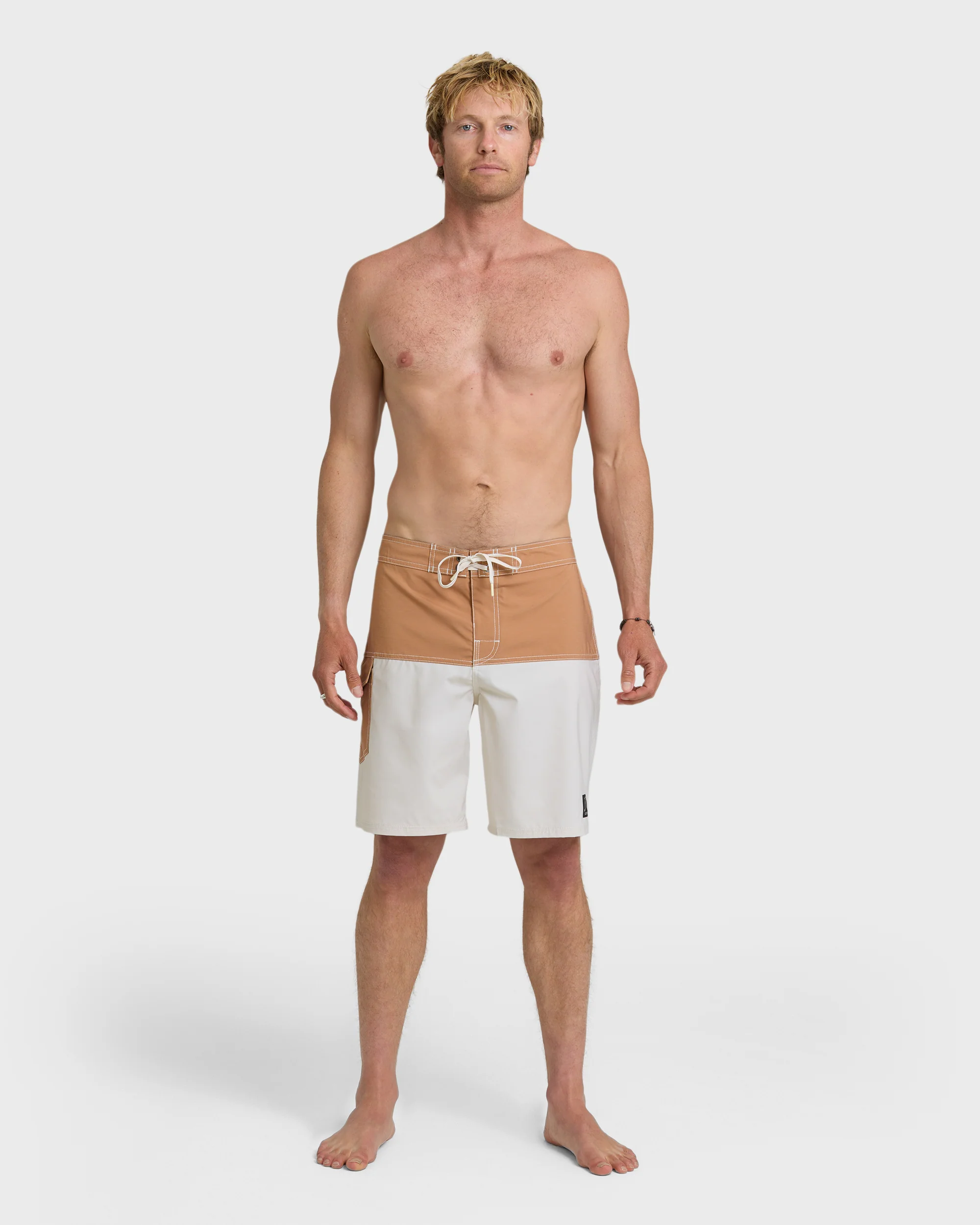 Original Blocked 19" Boardshorts - Bone White 3 Original Blocked 19" Boardshorts - Bone White