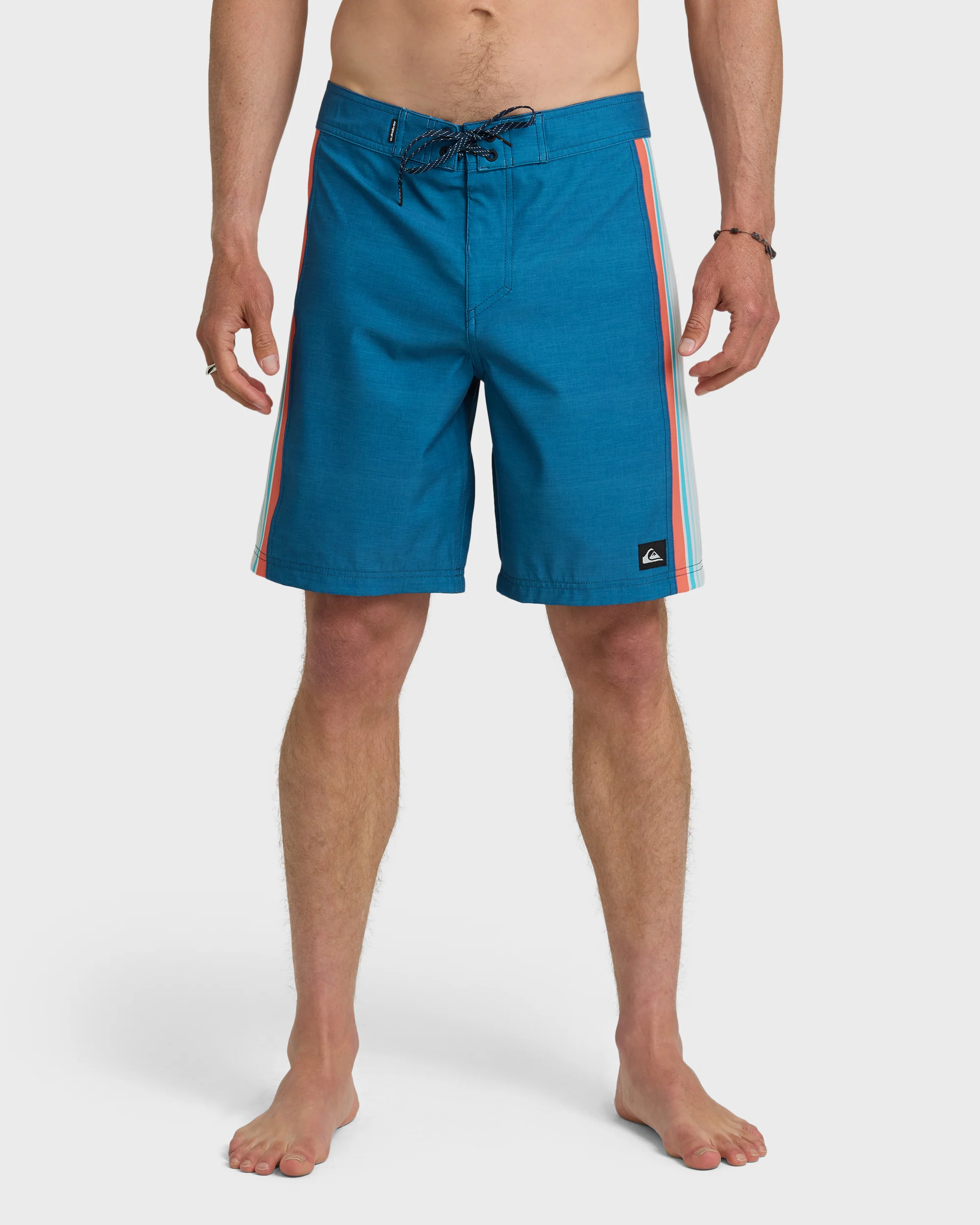 Fade Lines Panel 19" Boardshorts - Dark Denim 1 Fade Lines Panel 19" Boardshorts - Dark Denim
