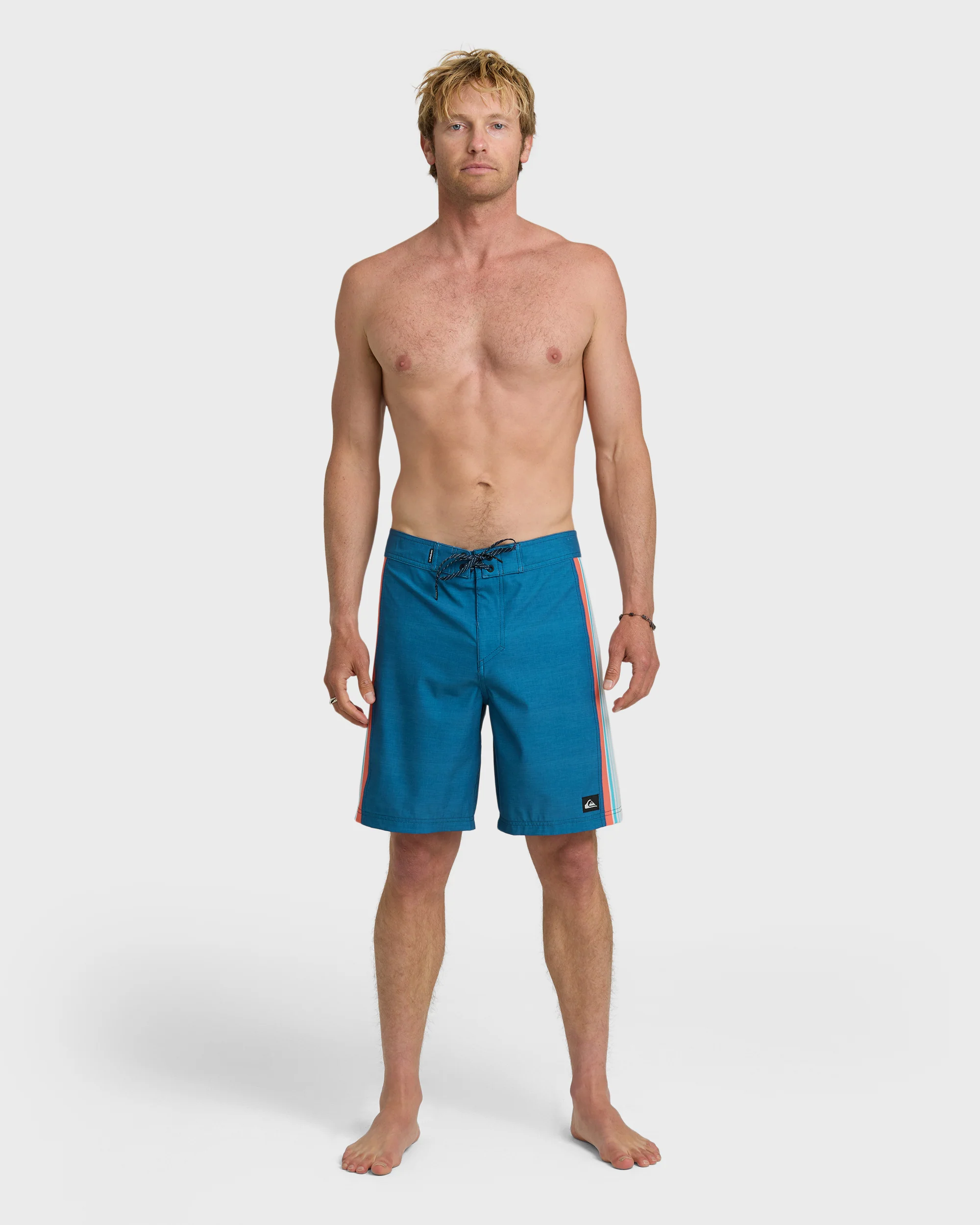 Fade Lines Panel 19" Boardshorts - Dark Denim 3 Fade Lines Panel 19" Boardshorts - Dark Denim