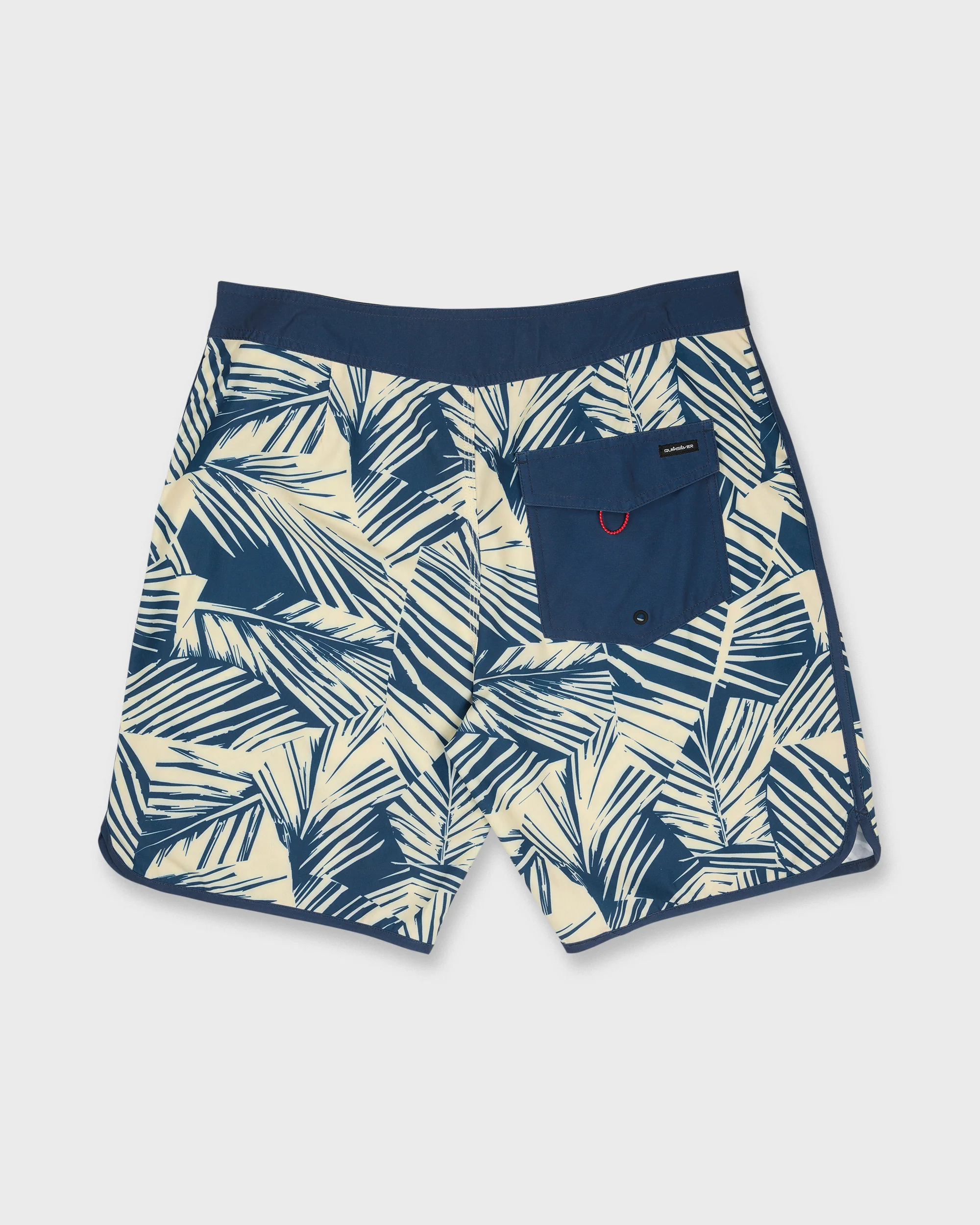 Aruba Palm Scallop 19" Boardshorts - Dark Denim 7 Aruba Palm Scallop 19" Boardshorts - Dark Denim