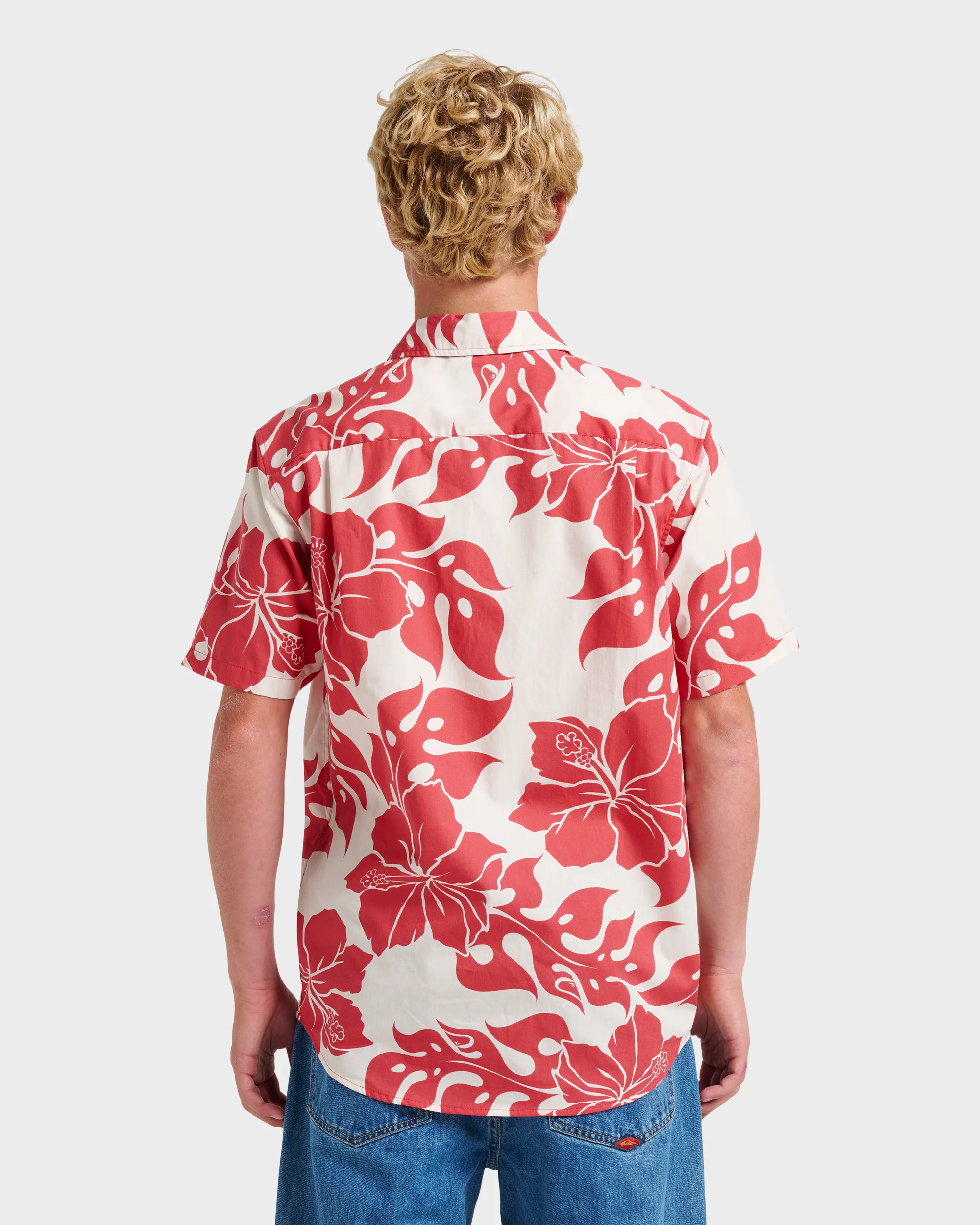 Oceanview Classic Short Sleeve Shirt - Mineral Red 2 Oceanview Classic Short Sleeve Shirt - Mineral Red