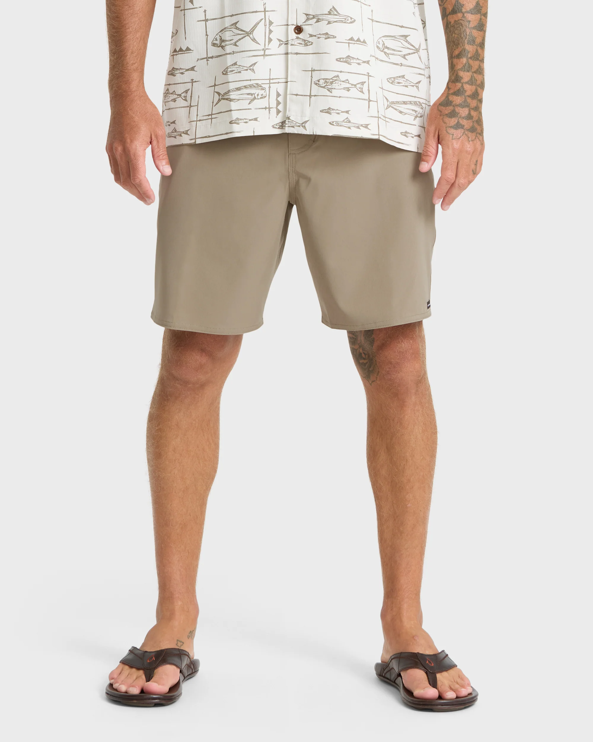 Waterman Strands 19" Amphibian Hybrid Shorts - Coriander