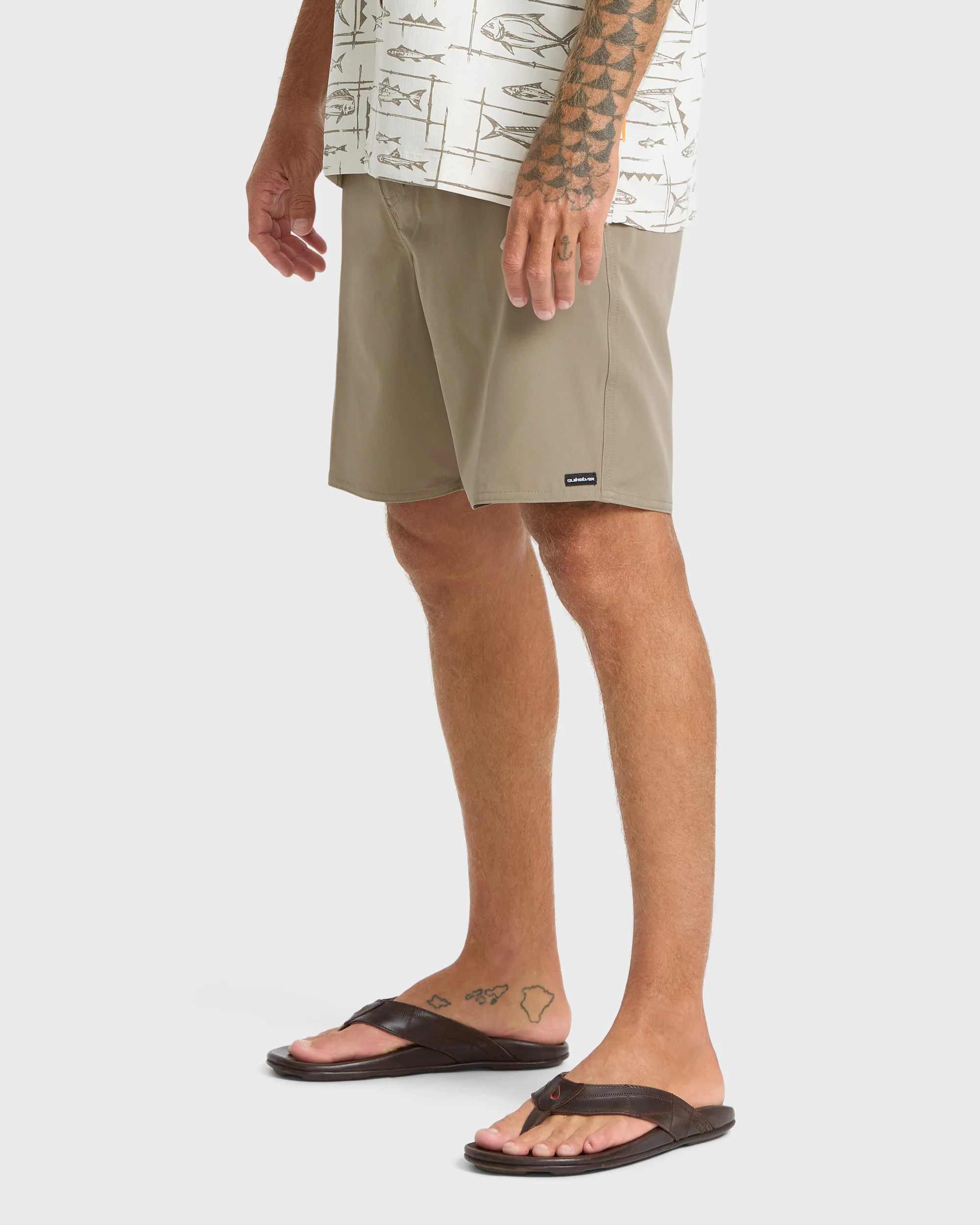 Waterman Strands 19" Amphibian Hybrid Shorts - Coriander 4 Waterman Strands 19" Amphibian Hybrid Shorts - Coriander