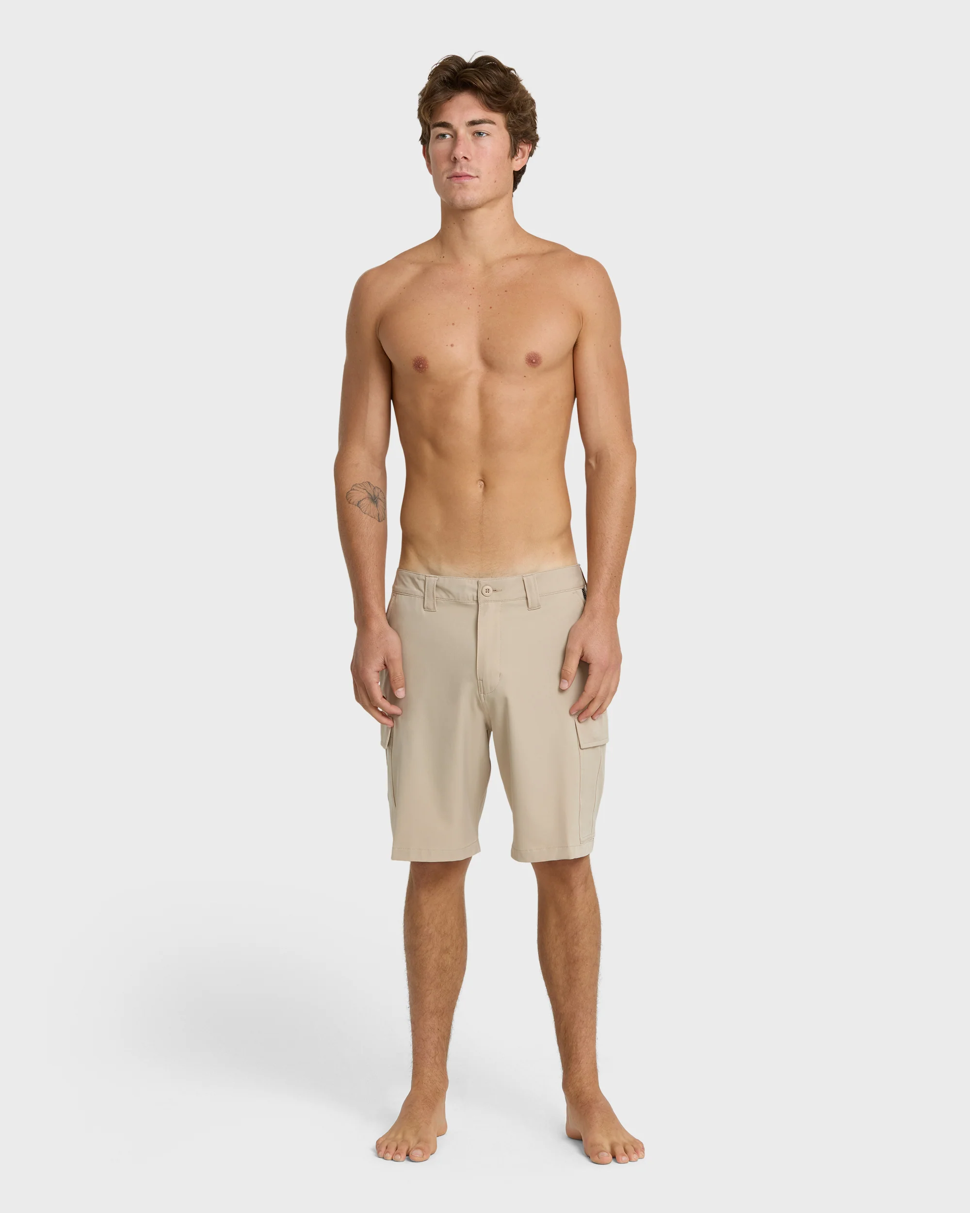 Union Amphibian Cargo 20" Hybrid Short - Taupe 3 Union Amphibian Cargo 20" Hybrid Short - Taupe