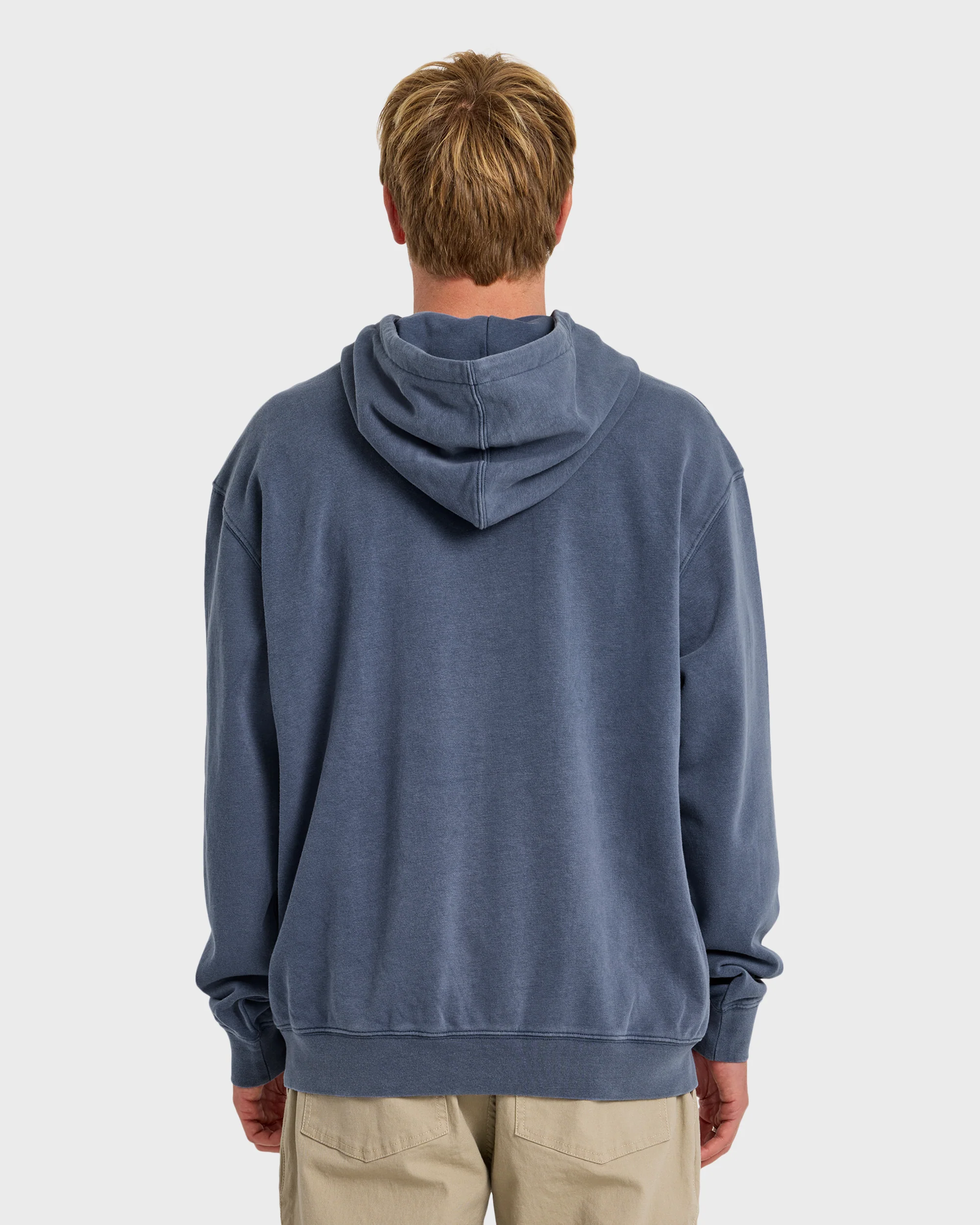 Saltwater Mineral Wash Pullover Hoodie - Dark Denim 2 Saltwater Mineral Wash Pullover Hoodie - Dark Denim