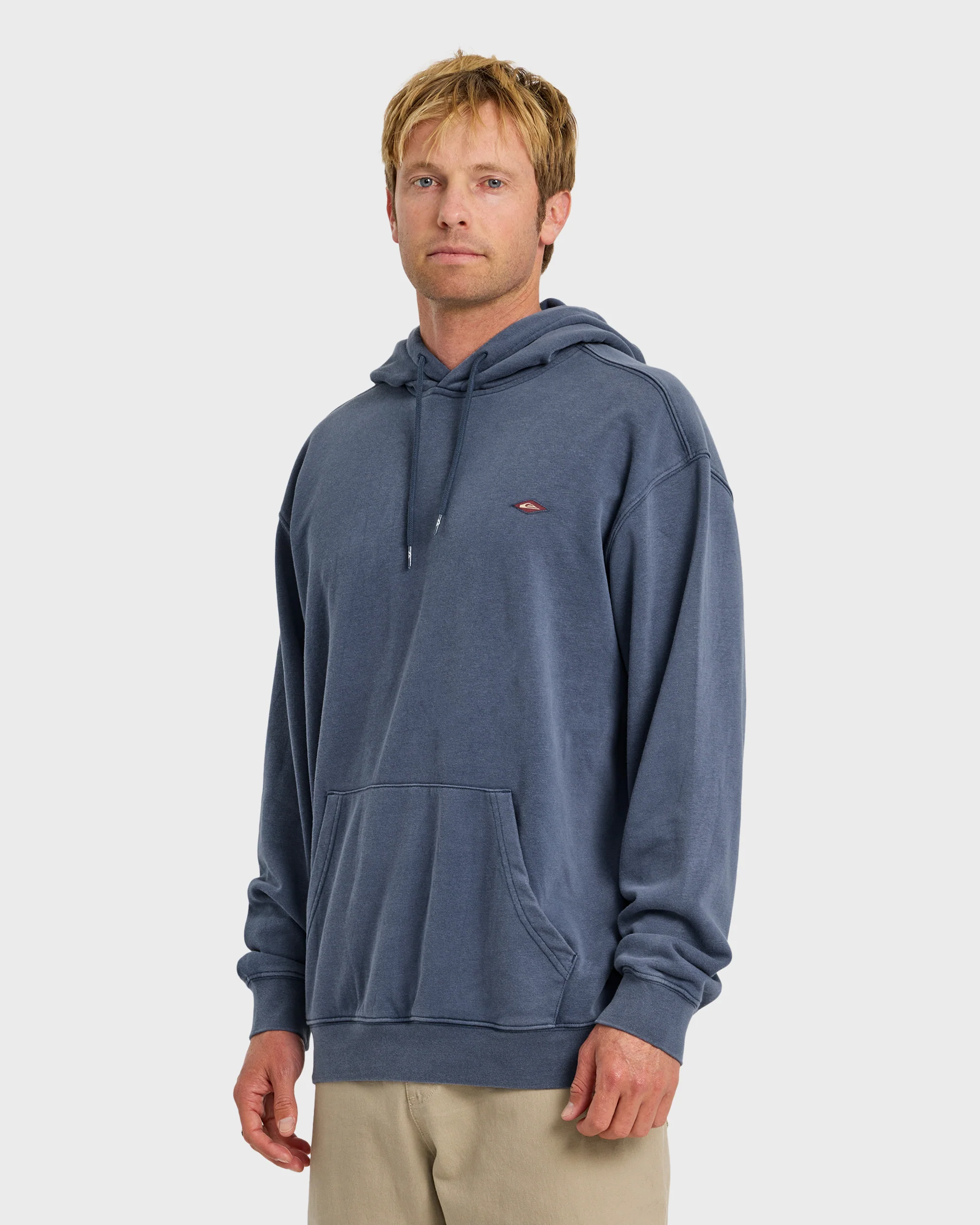 Saltwater Mineral Wash Pullover Hoodie - Dark Denim 4 Saltwater Mineral Wash Pullover Hoodie - Dark Denim