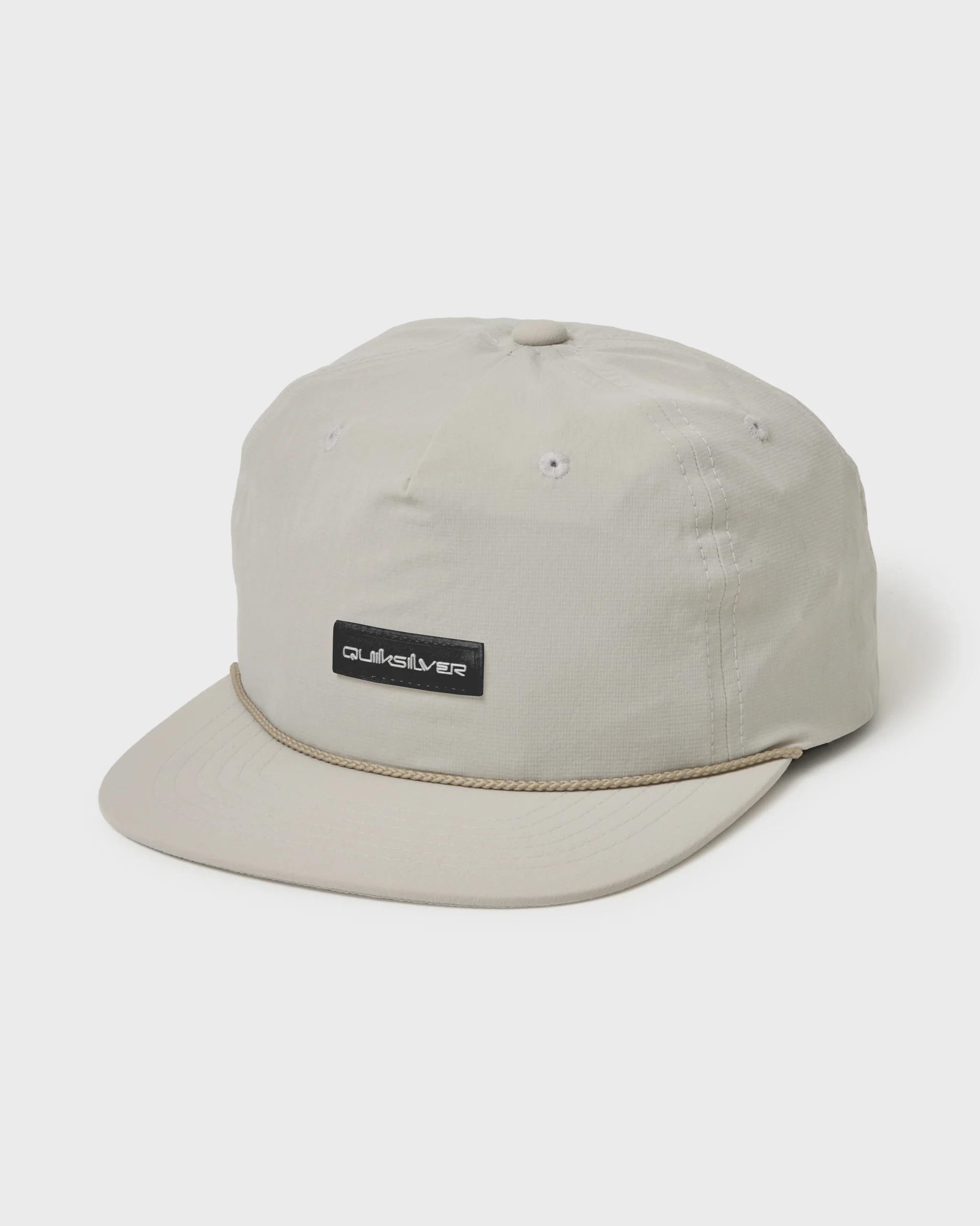 High Tide 5-Panel Tech Fabric Snapback Hat - Bone White 1 High Tide 5-Panel Tech Fabric Snapback Hat - Bone White