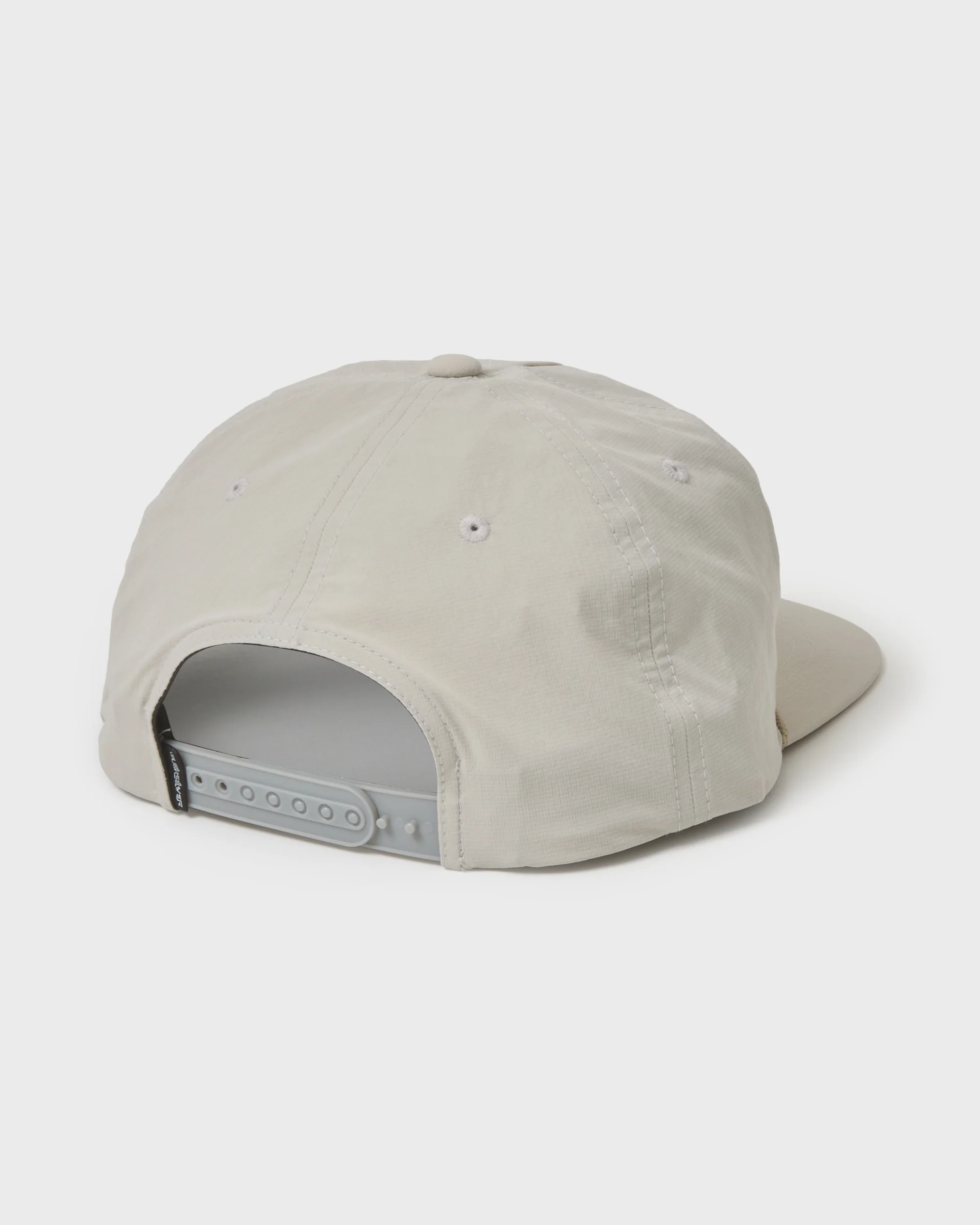 High Tide 5-Panel Tech Fabric Snapback Hat - Bone White 2 High Tide 5-Panel Tech Fabric Snapback Hat - Bone White