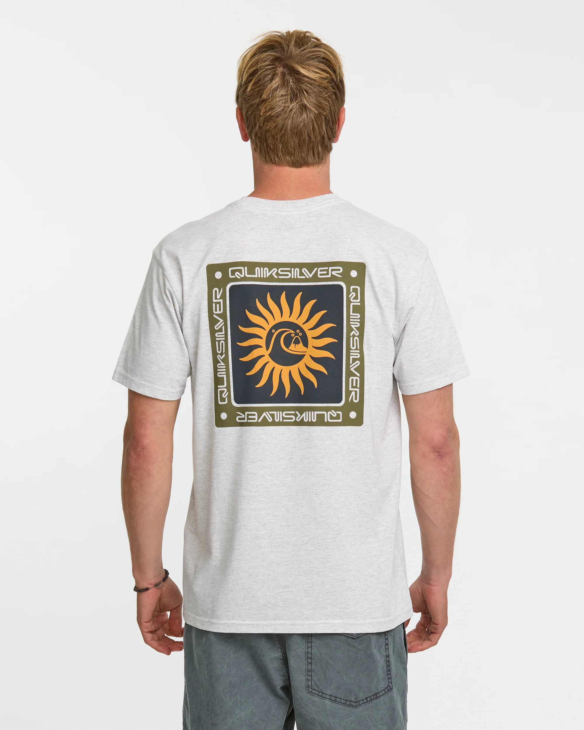 Sun Roots Organic Heather T-Shirt - Charcoal Heather 2 Sun Roots Organic Heather T-Shirt - Charcoal Heather