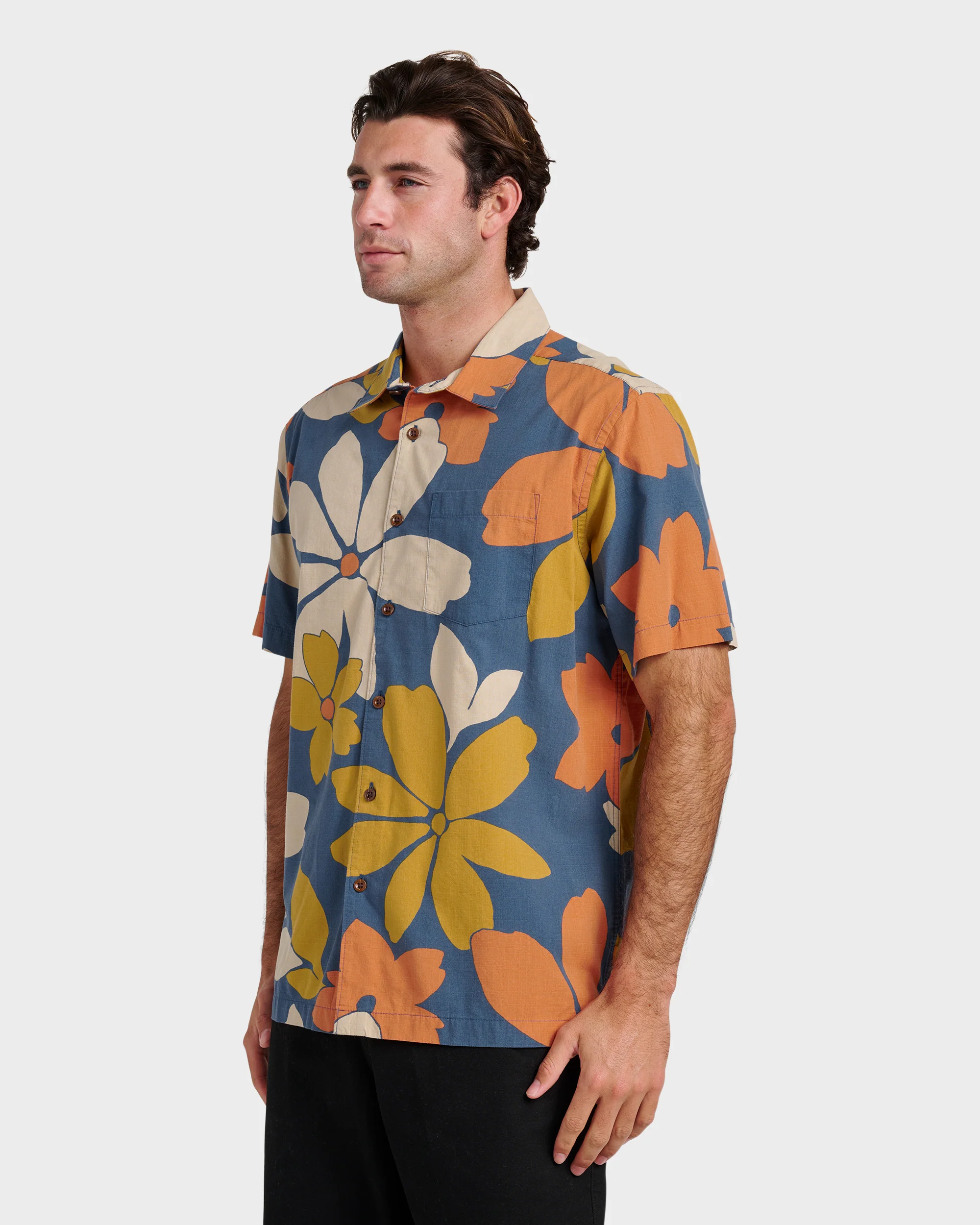 Waterman Flower Power Shirt - Sargasso Sea 3 Waterman Flower Power Shirt - Sargasso Sea
