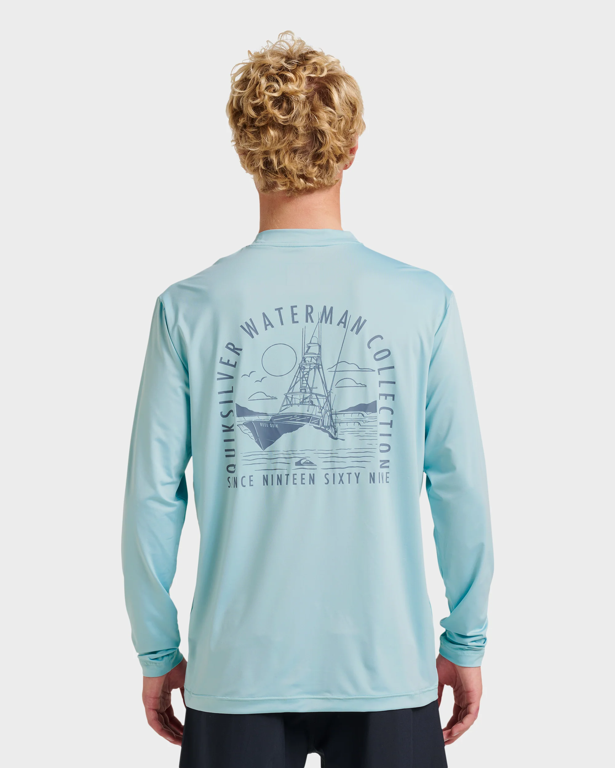 Waterman Coolbreeze Long Sleeve Surf Tee - Sterling Blue 2 Waterman Coolbreeze Long Sleeve Surf Tee - Sterling Blue
