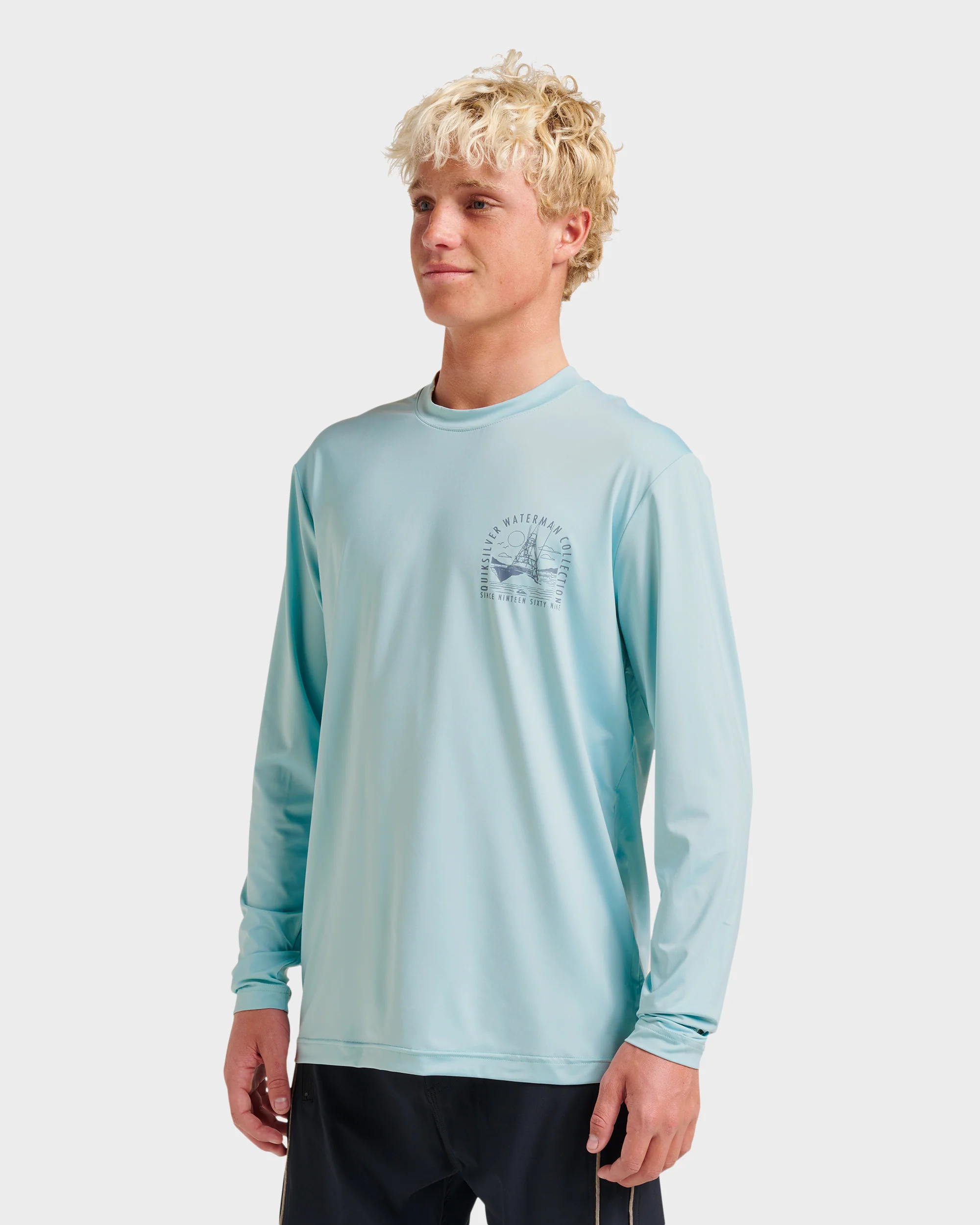 Waterman Coolbreeze Long Sleeve Surf Tee - Sterling Blue 3 Waterman Coolbreeze Long Sleeve Surf Tee - Sterling Blue