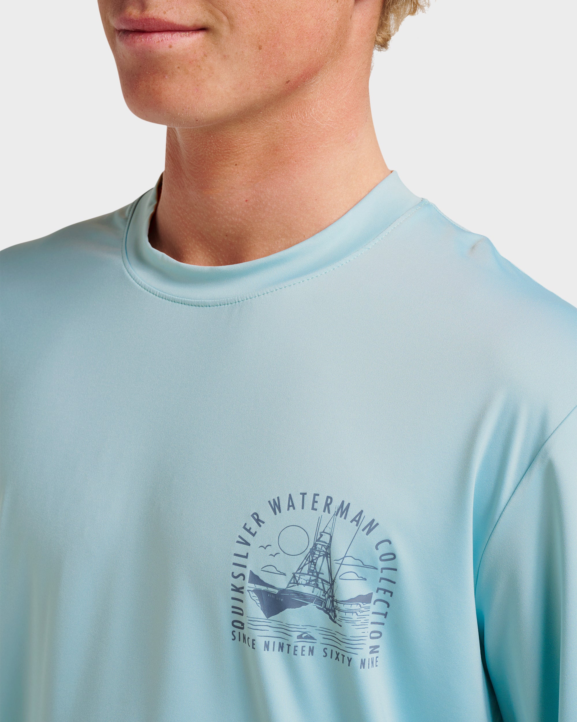 Waterman Coolbreeze Long Sleeve Surf Tee - Sterling Blue 4 Waterman Coolbreeze Long Sleeve Surf Tee - Sterling Blue