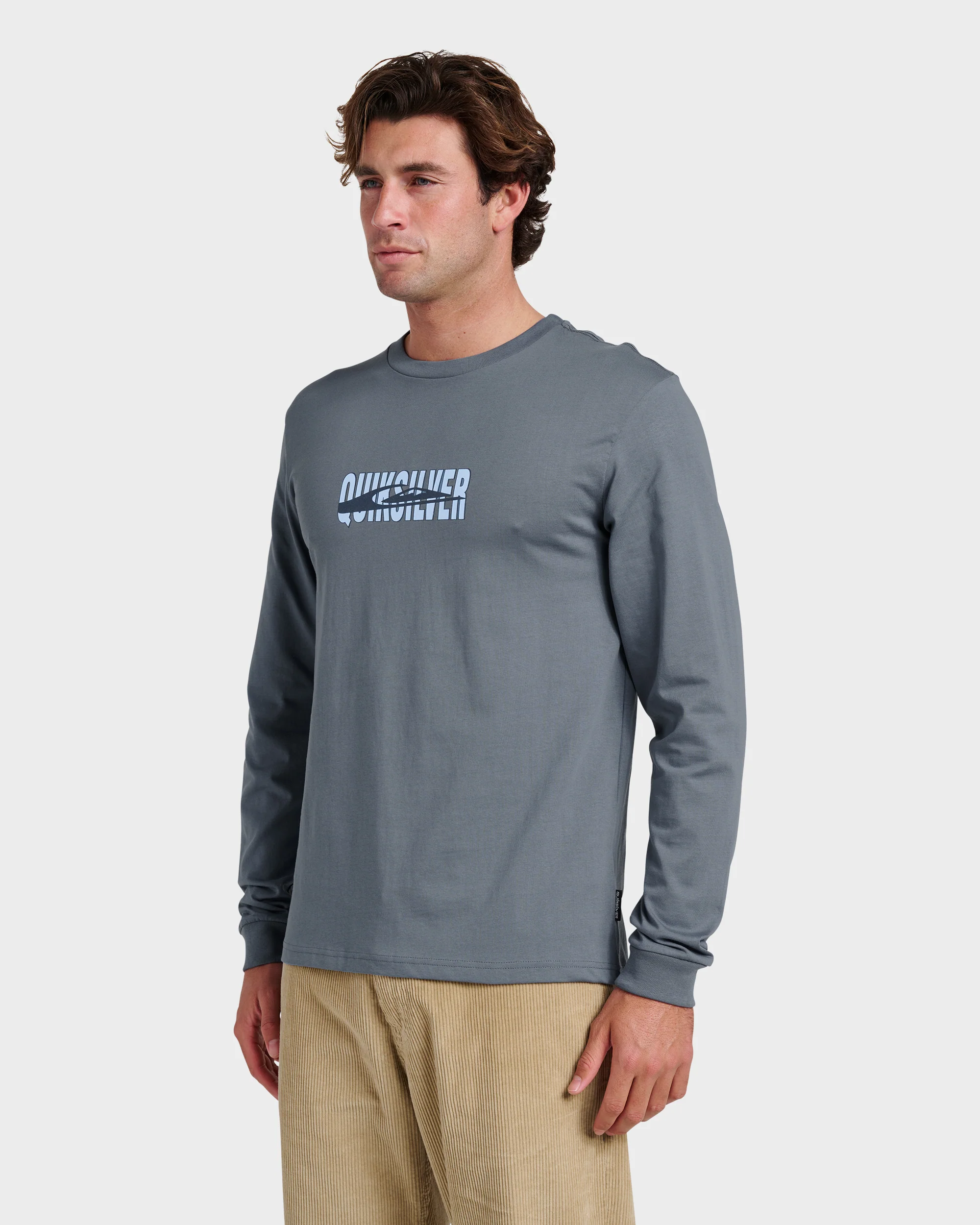 Quik Stack Long Sleeve T-shirt - China Blue 3 Quik Stack Long Sleeve T-shirt - China Blue