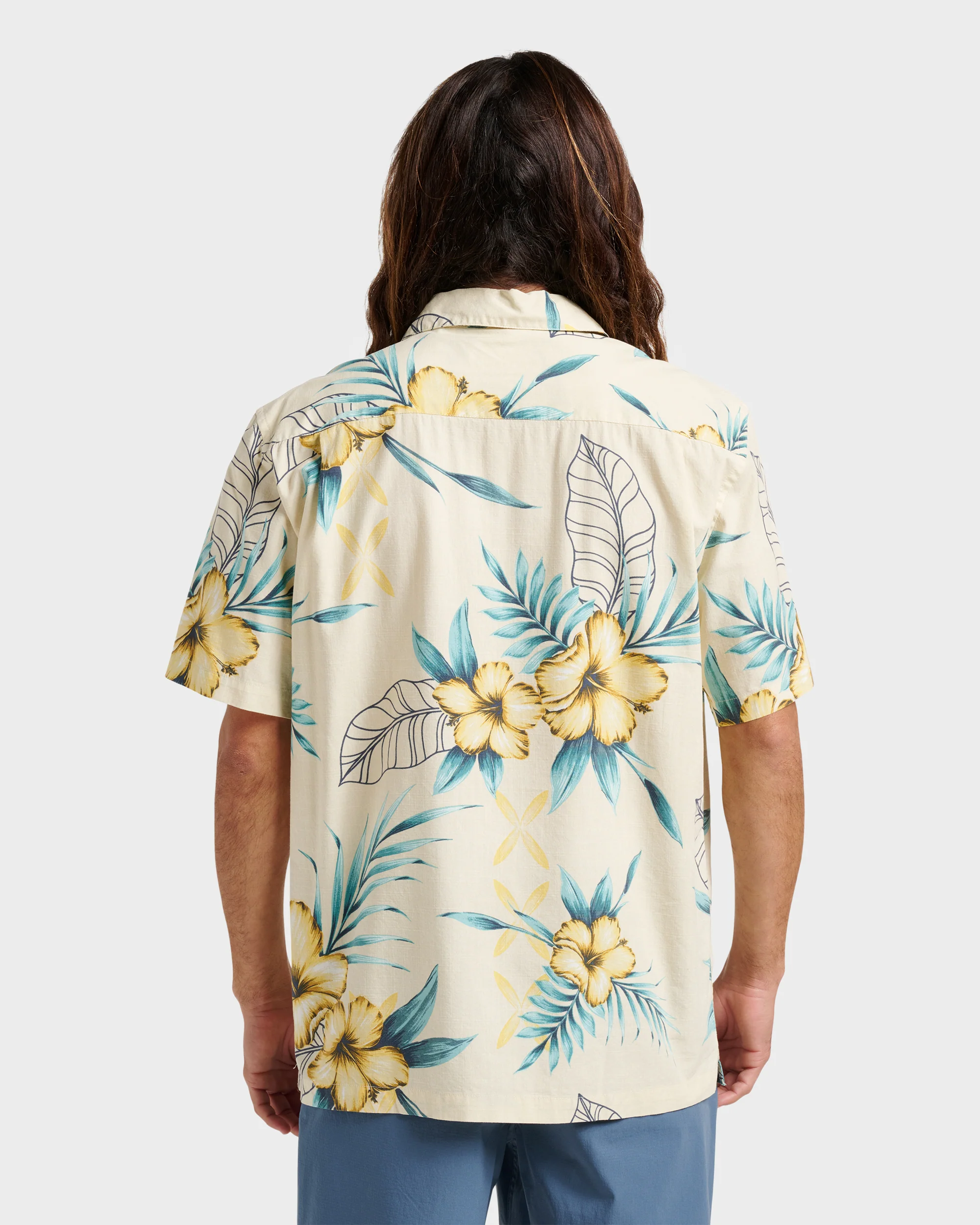 Waterman Playita Floral Shirt - Hay 3 Waterman Playita Floral Shirt - Hay