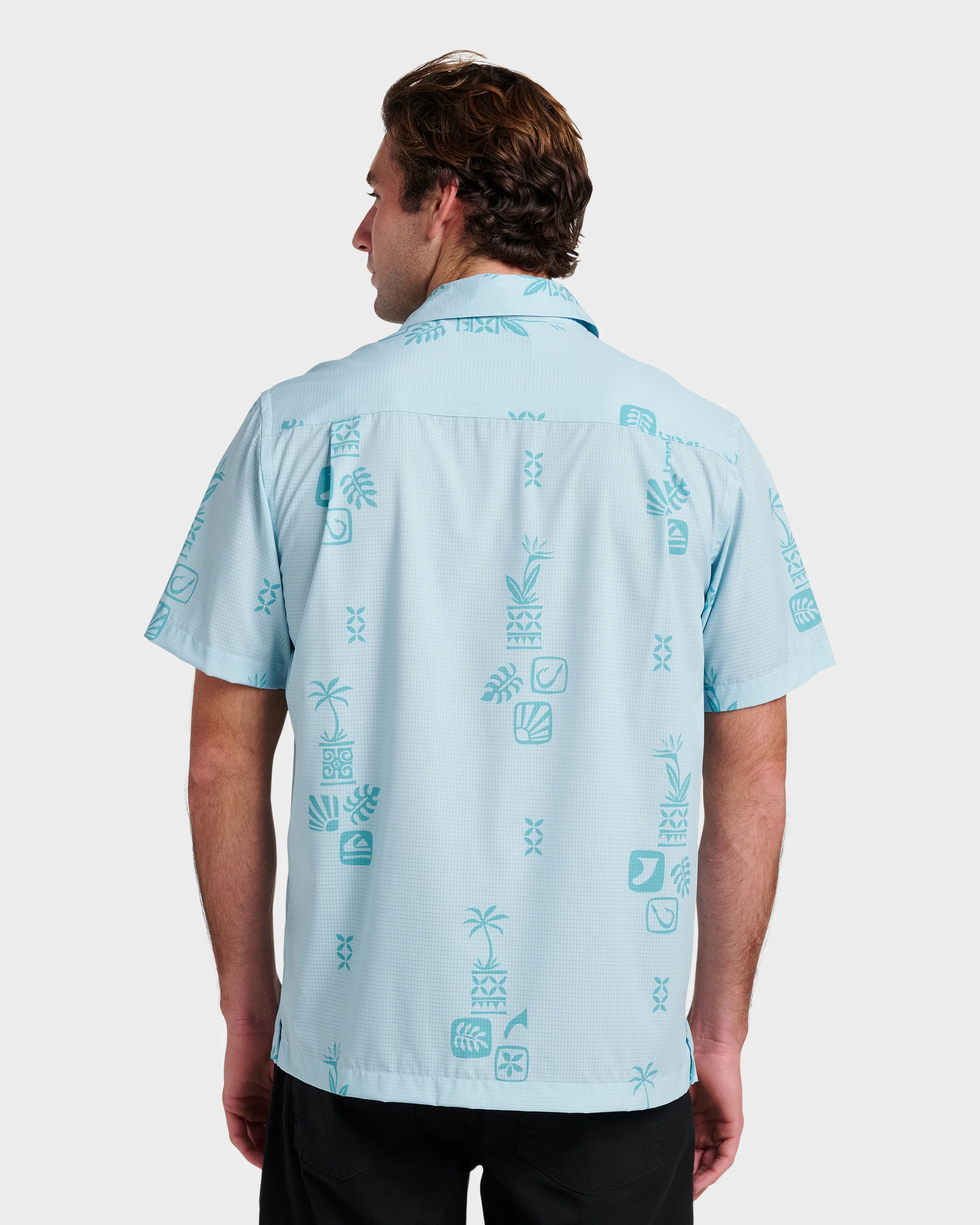 Waterman Mystic Fin Shirt - Sterling Blue 2 Waterman Mystic Fin Shirt - Sterling Blue