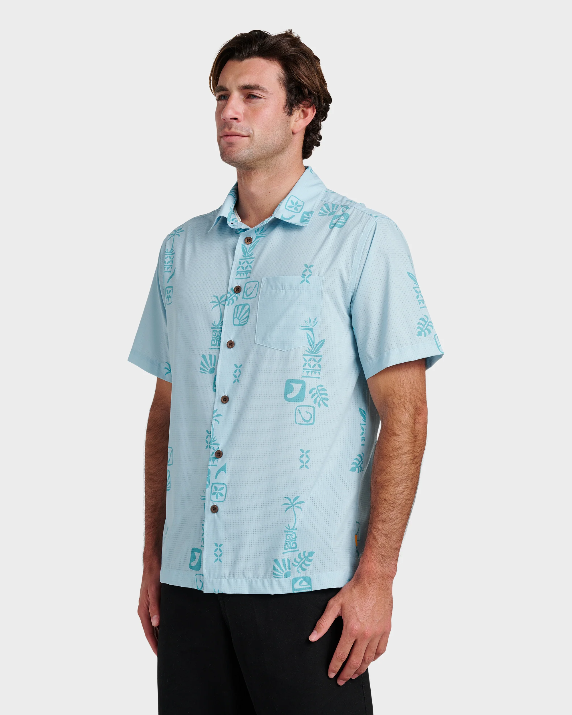 Waterman Mystic Fin Shirt - Sterling Blue 3 Waterman Mystic Fin Shirt - Sterling Blue