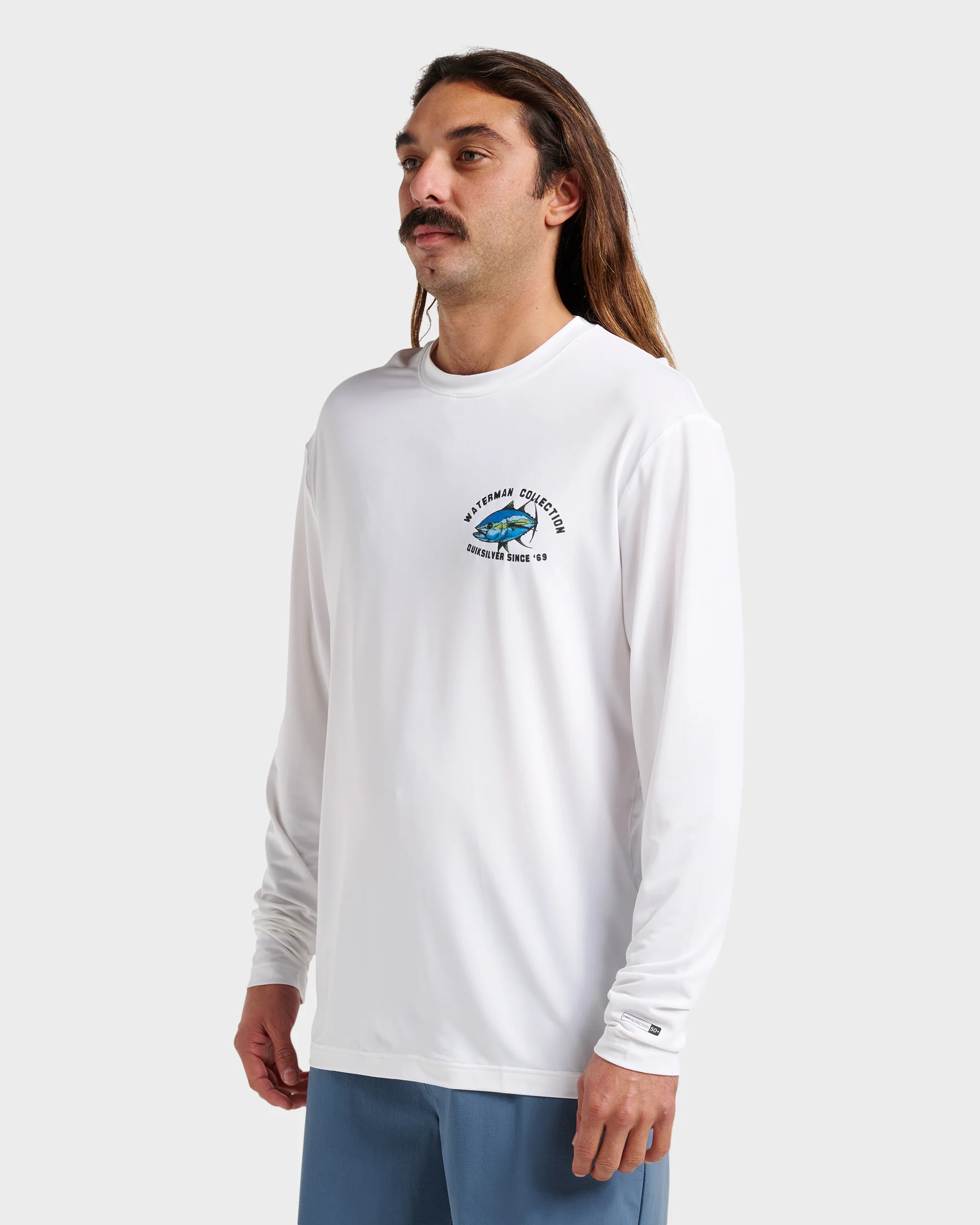 Waterman Coolbreeze Long Sleeve Surf Tee - White 3 Waterman Coolbreeze Long Sleeve Surf Tee - White