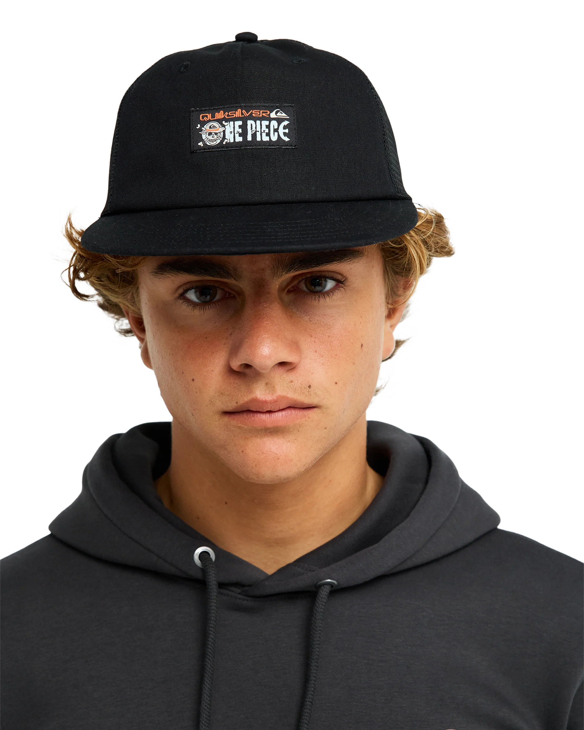 One Piece Drifter Trucker Cap - Black 1 One Piece Drifter Trucker Cap - Black