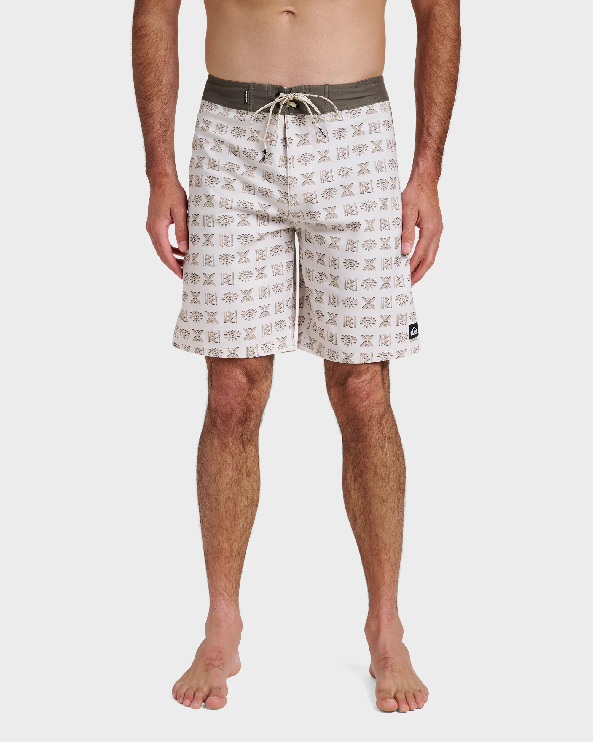 Surfsilk Etched 19" Boardshorts - Silver Birch