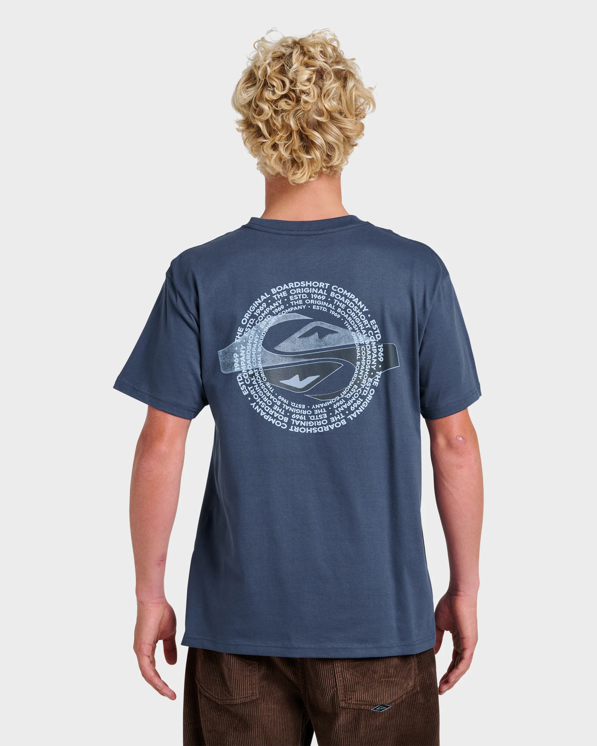 Yin Vortex Classic T-shirt - Navy 2 Yin Vortex Classic T-shirt - Navy