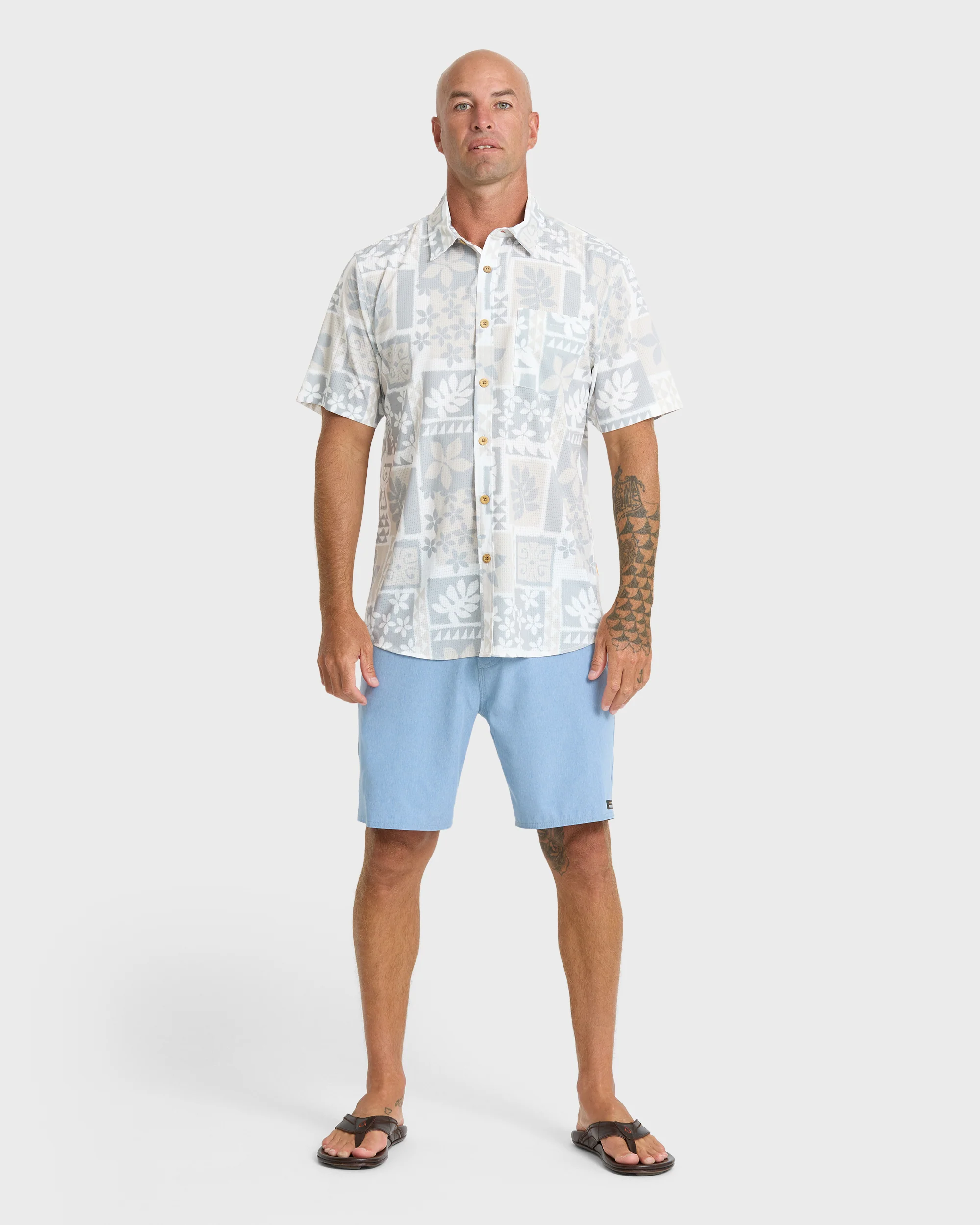 Waterman Sandy Cove Short Sleeve Woven Shirt - White 7 Waterman Sandy Cove Short Sleeve Woven Shirt - White