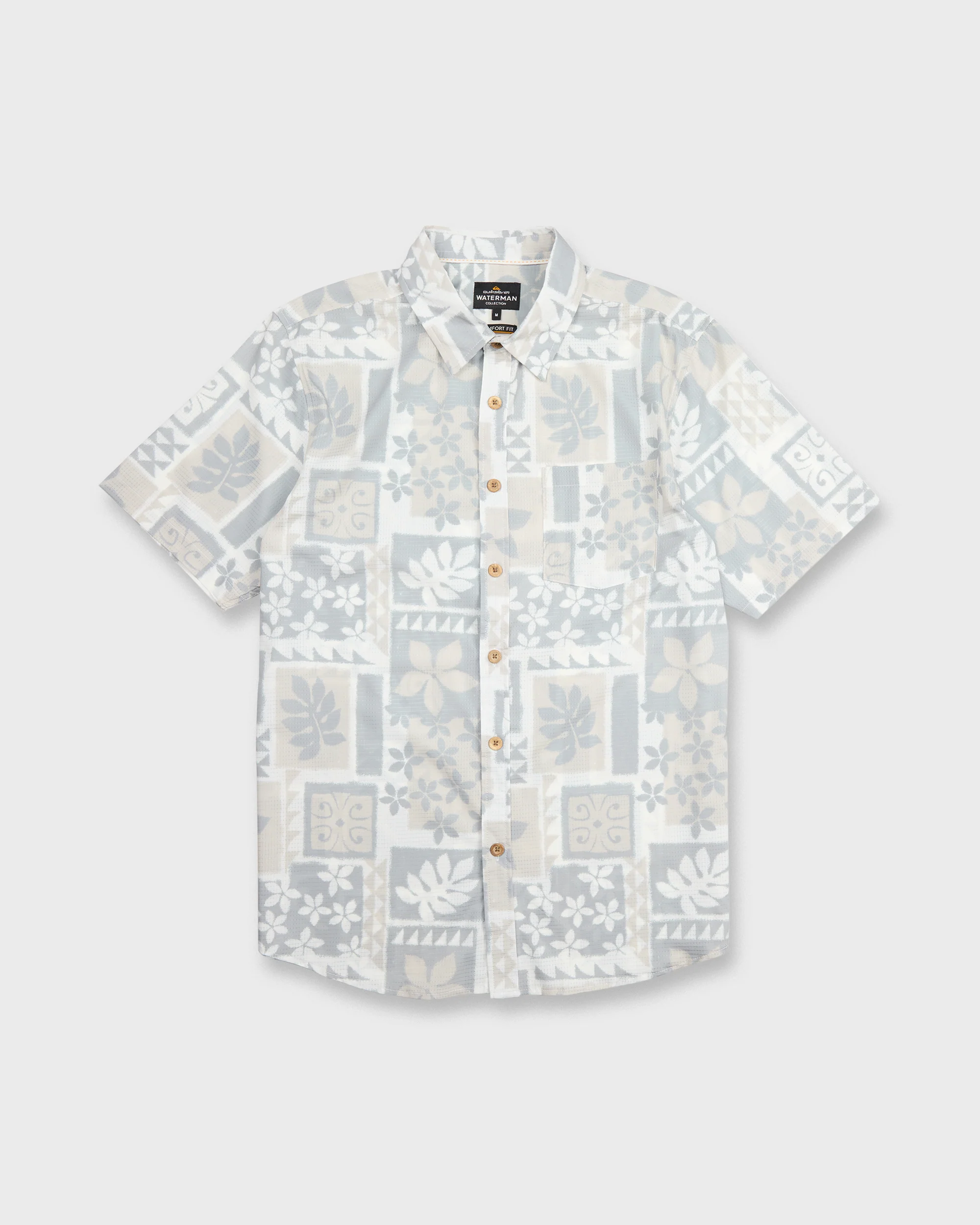 Waterman Sandy Cove Short Sleeve Woven Shirt - White 8 Waterman Sandy Cove Short Sleeve Woven Shirt - White