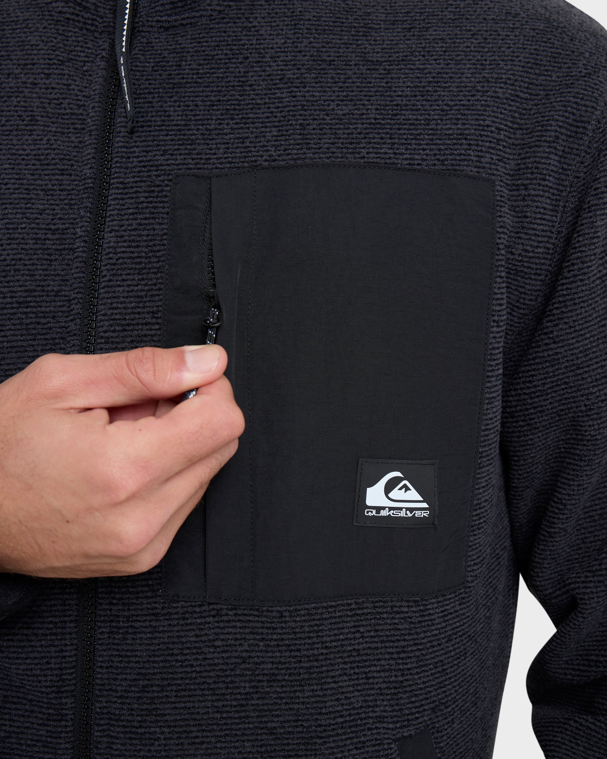 Aker Full Zip Technical Fleece - Black 5 Aker Full Zip Technical Fleece - Black