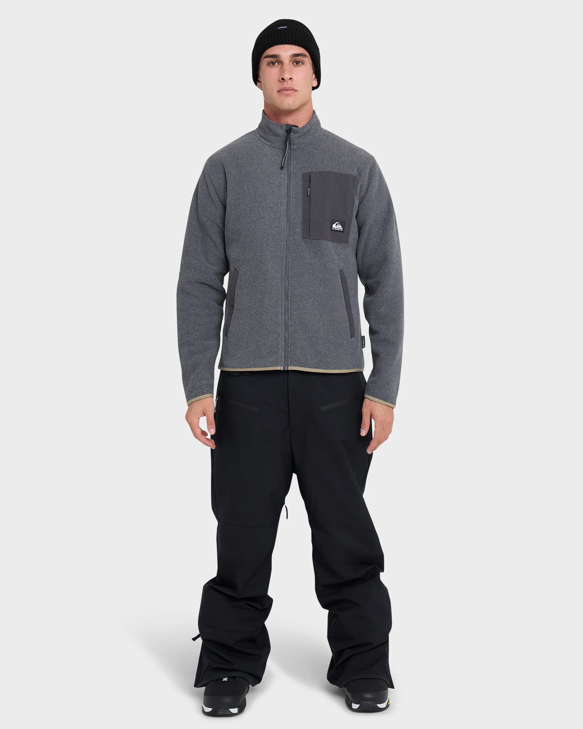 Aker Full Zip Technical Fleece - Quarry 3 Aker Full Zip Technical Fleece - Quarry