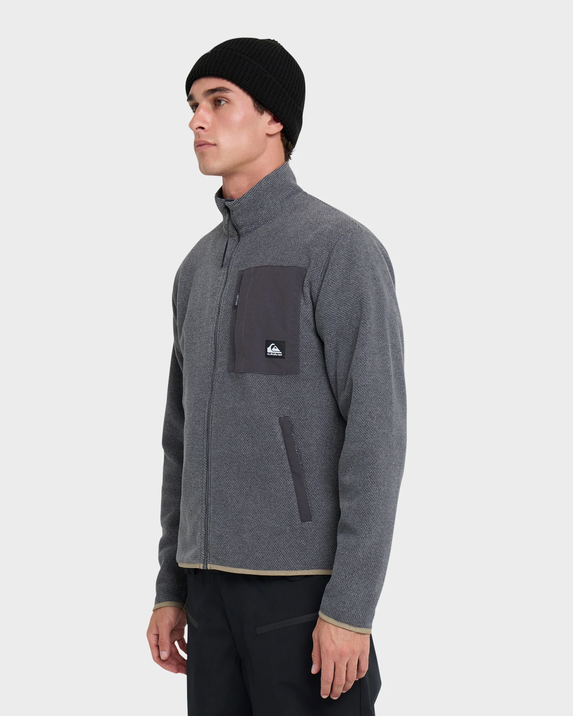 Aker Full Zip Technical Fleece - Quarry 4 Aker Full Zip Technical Fleece - Quarry