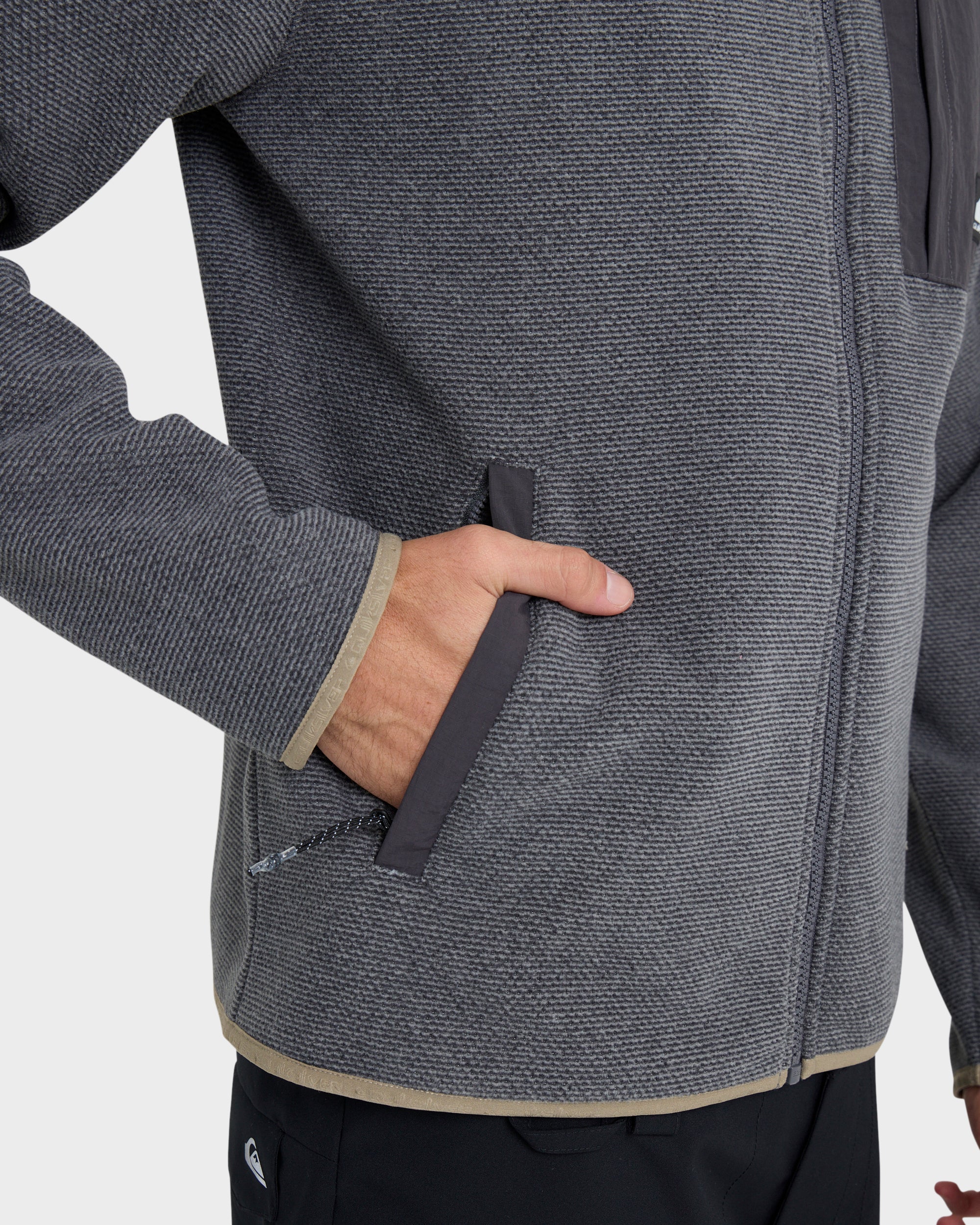 Aker Full Zip Technical Fleece - Quarry 6 Aker Full Zip Technical Fleece - Quarry