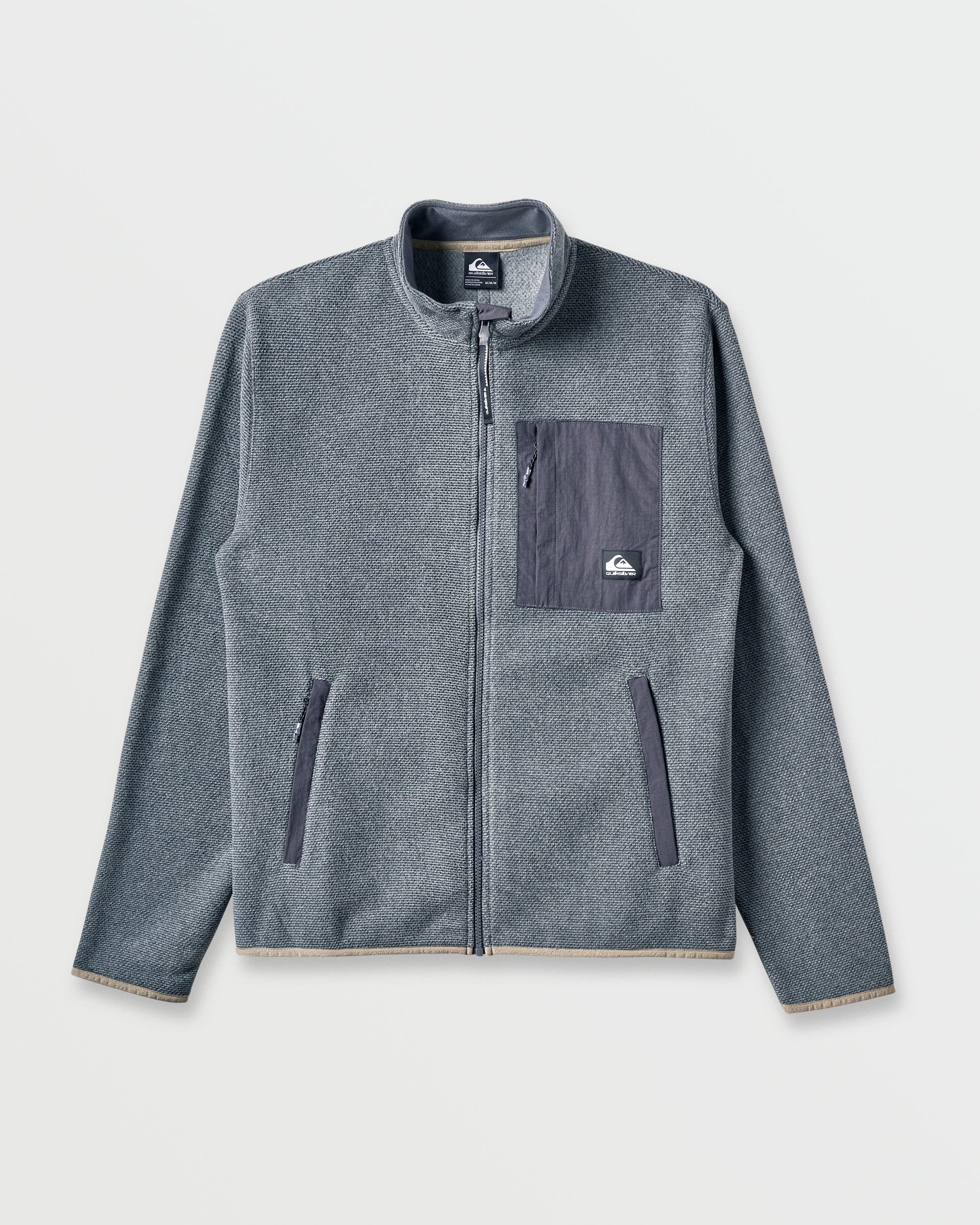 Aker Full Zip Technical Fleece - Quarry 8 Aker Full Zip Technical Fleece - Quarry