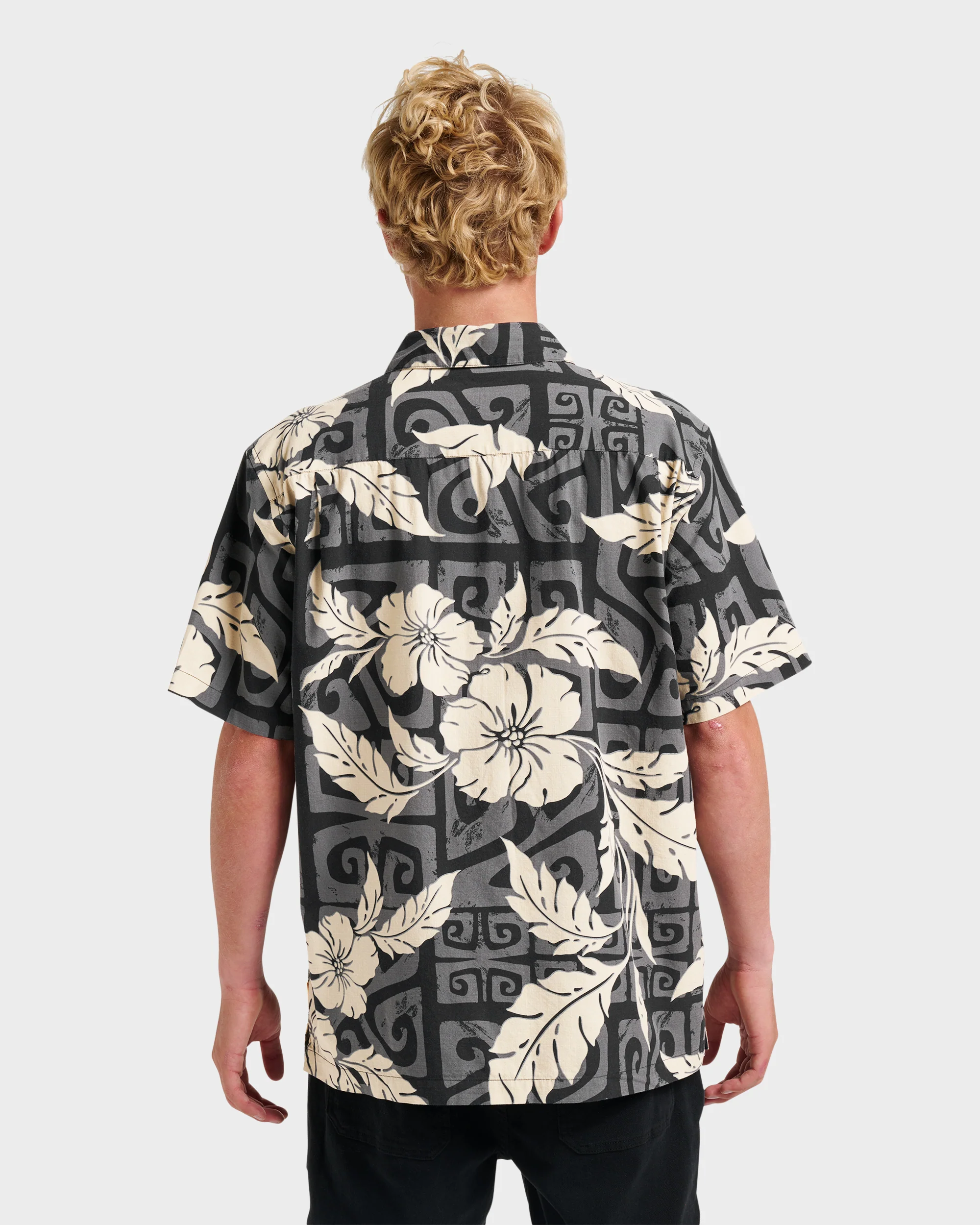 Waterman Beach Shack Shirt - Black 2 Waterman Beach Shack Shirt - Black