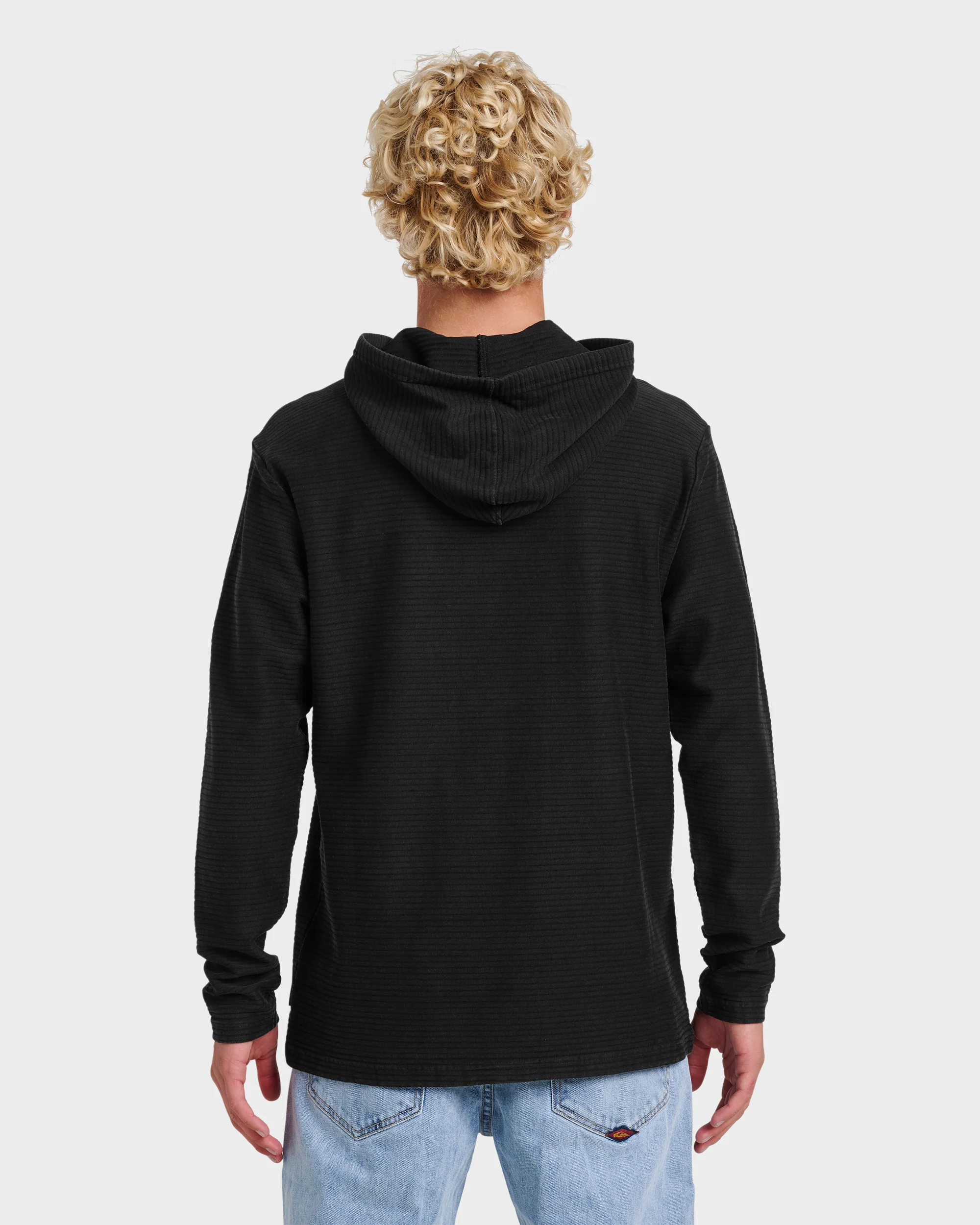 Alamitos Long Sleeve Hooded Top - Black 2 Alamitos Long Sleeve Hooded Top - Black