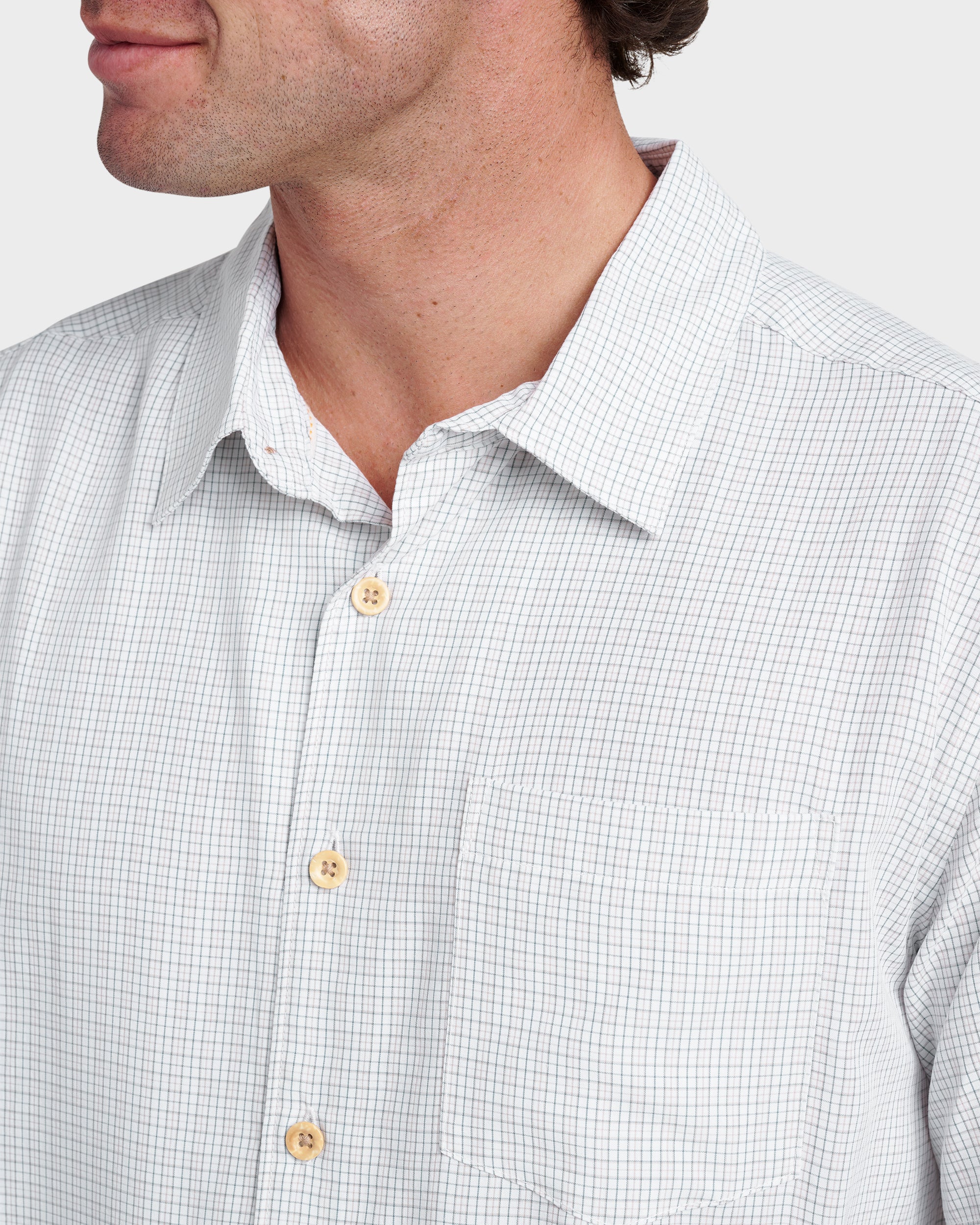 Waterman Checkmate Shirt - White 5 Waterman Checkmate Shirt - White