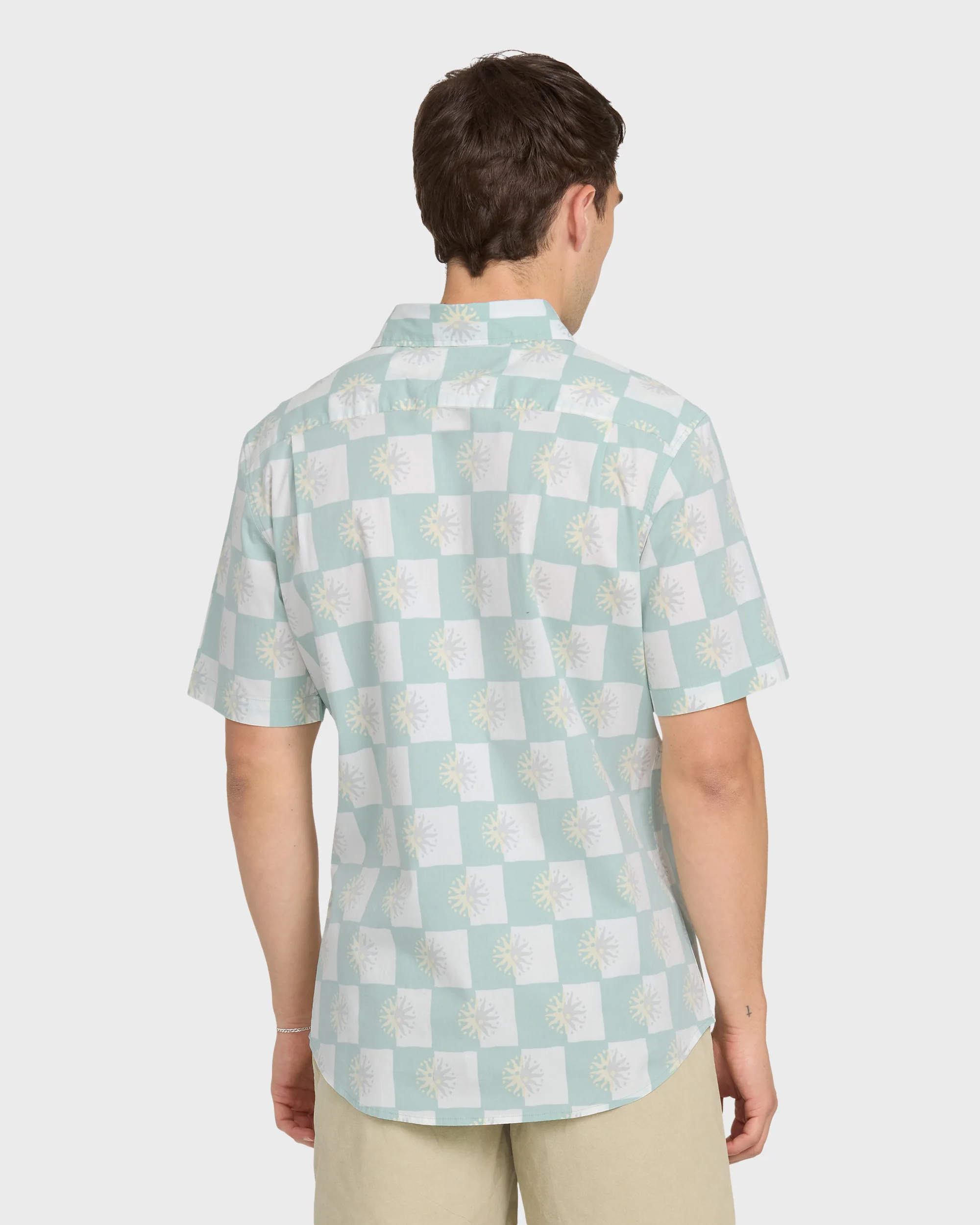 Sundial Classic Stretch Short Sleeve Woven Shirt - Blue Haze 2 Sundial Classic Stretch Short Sleeve Woven Shirt - Blue Haze