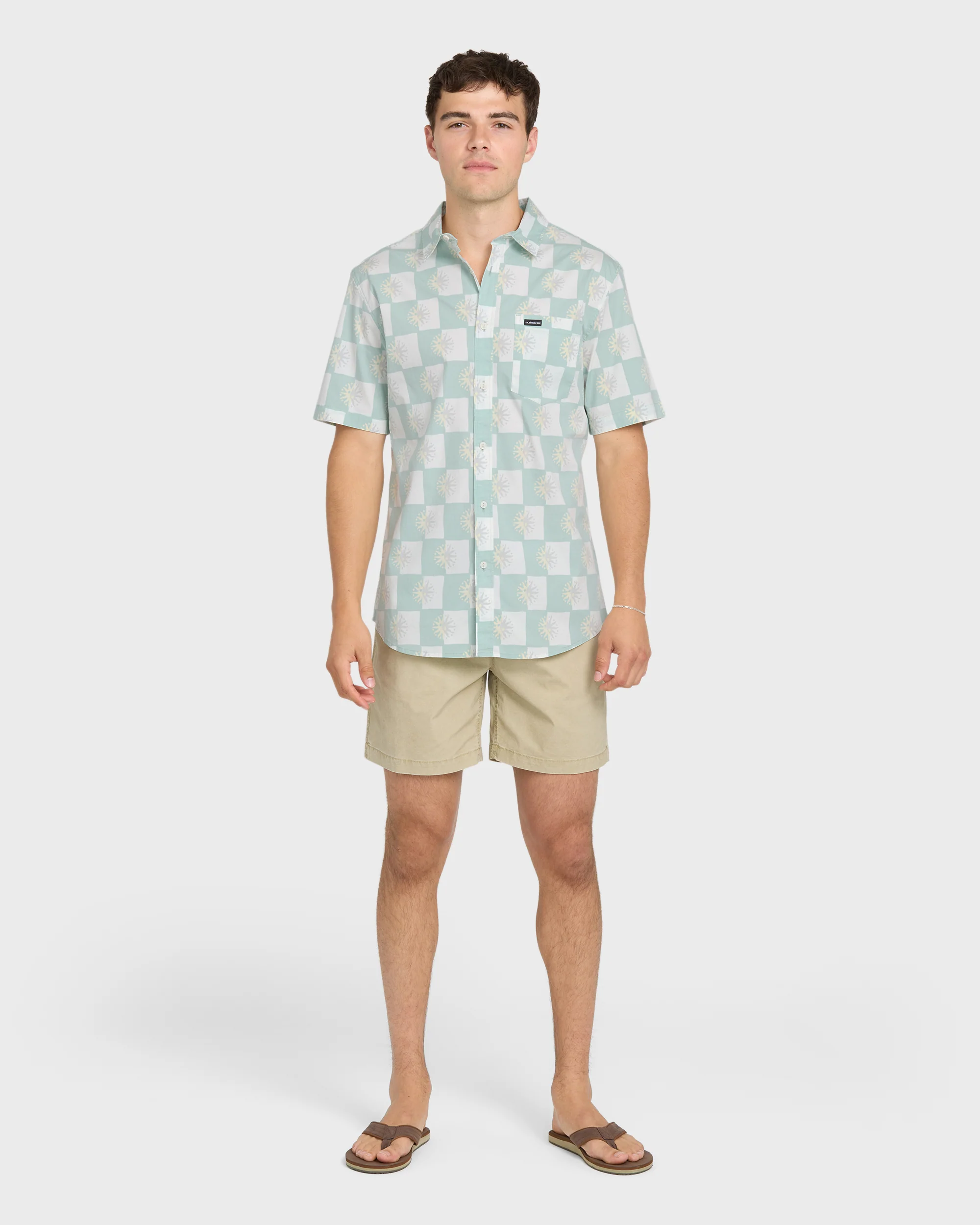Sundial Classic Stretch Short Sleeve Woven Shirt - Blue Haze 4 Sundial Classic Stretch Short Sleeve Woven Shirt - Blue Haze