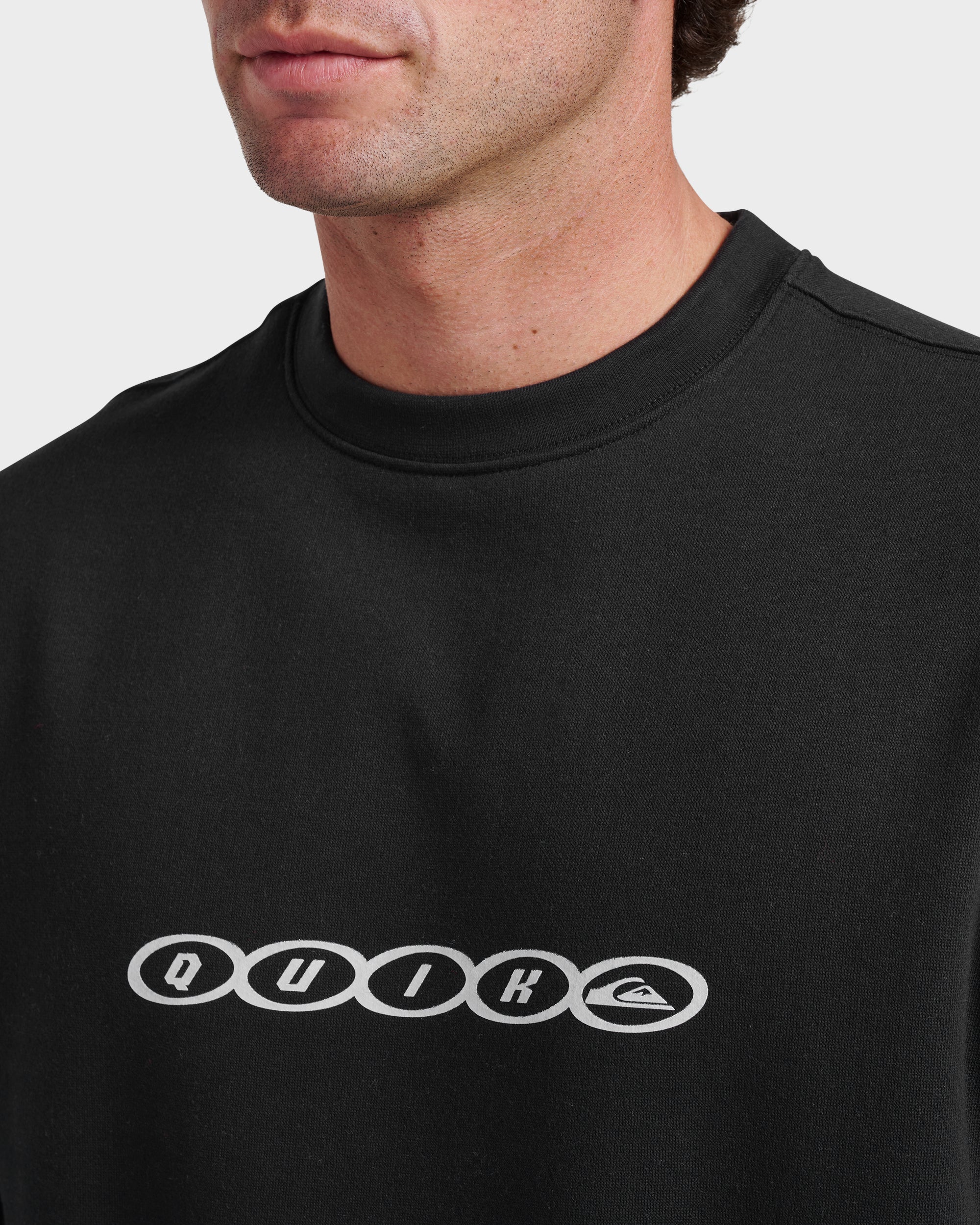 Graphic Crewneck Sweatshirt - Black 4 Graphic Crewneck Sweatshirt - Black
