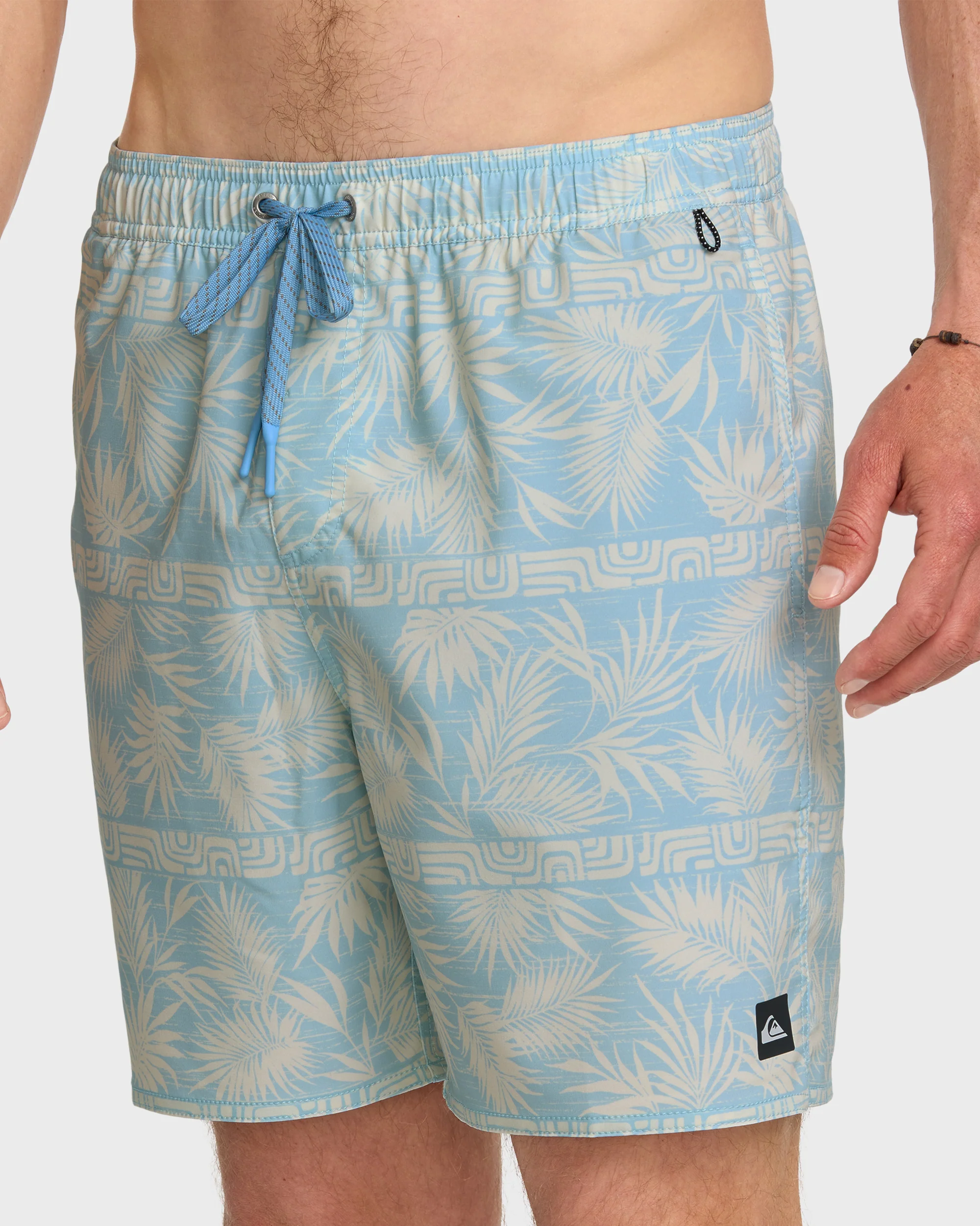 Waterman Fern Garden 17" Swim Trunks - Beach Blue 5 Waterman Fern Garden 17" Swim Trunks - Beach Blue