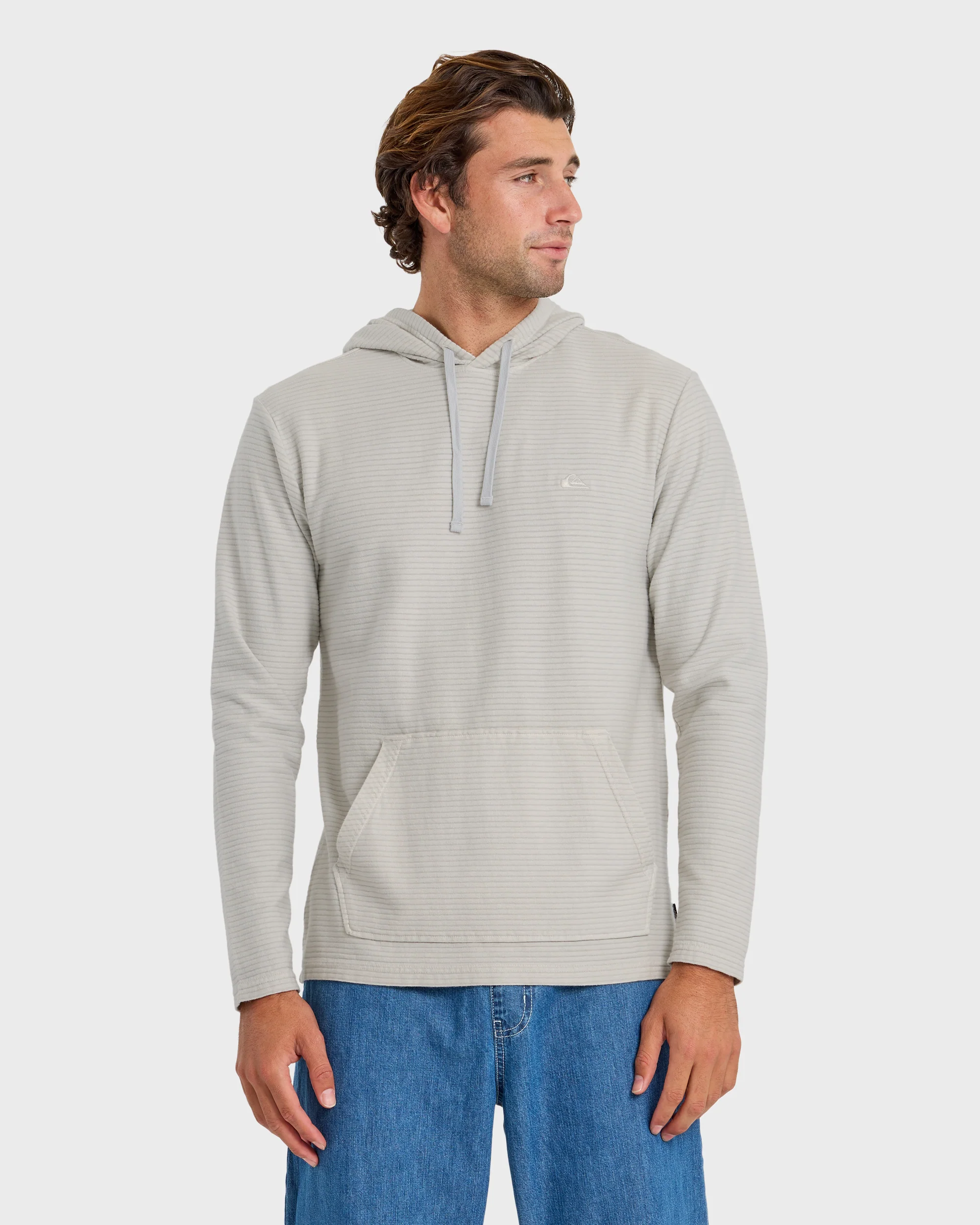 Alamitos Jacquard Stripe Pullover Hoodie - Micro Chip