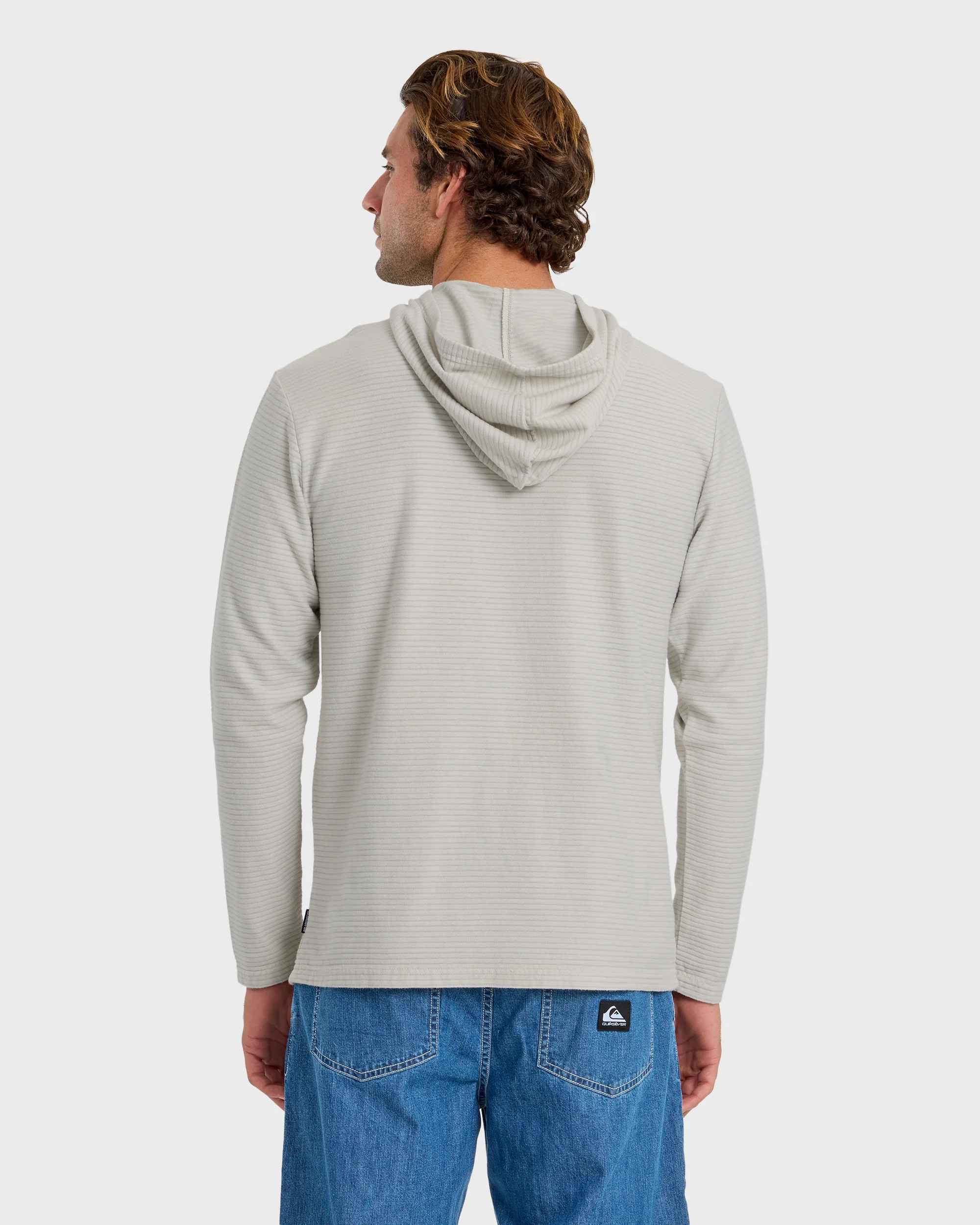 Alamitos Jacquard Stripe Pullover Hoodie - Micro Chip 2 Alamitos Jacquard Stripe Pullover Hoodie - Micro Chip