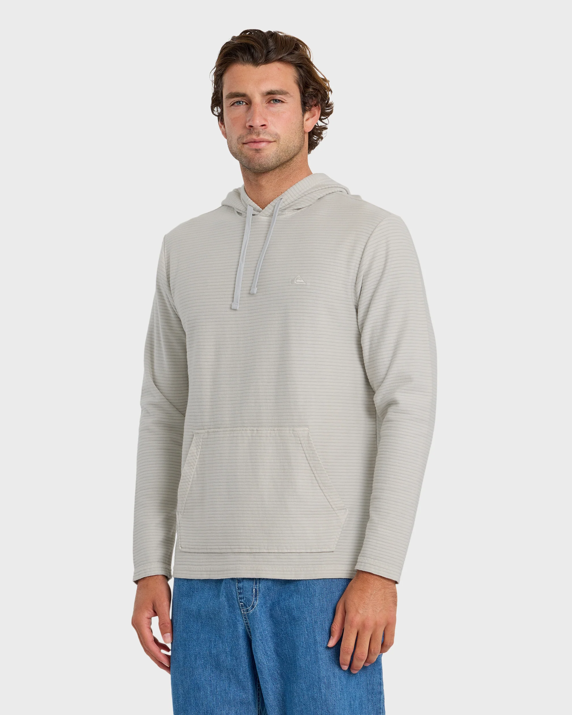 Alamitos Jacquard Stripe Pullover Hoodie - Micro Chip 4 Alamitos Jacquard Stripe Pullover Hoodie - Micro Chip