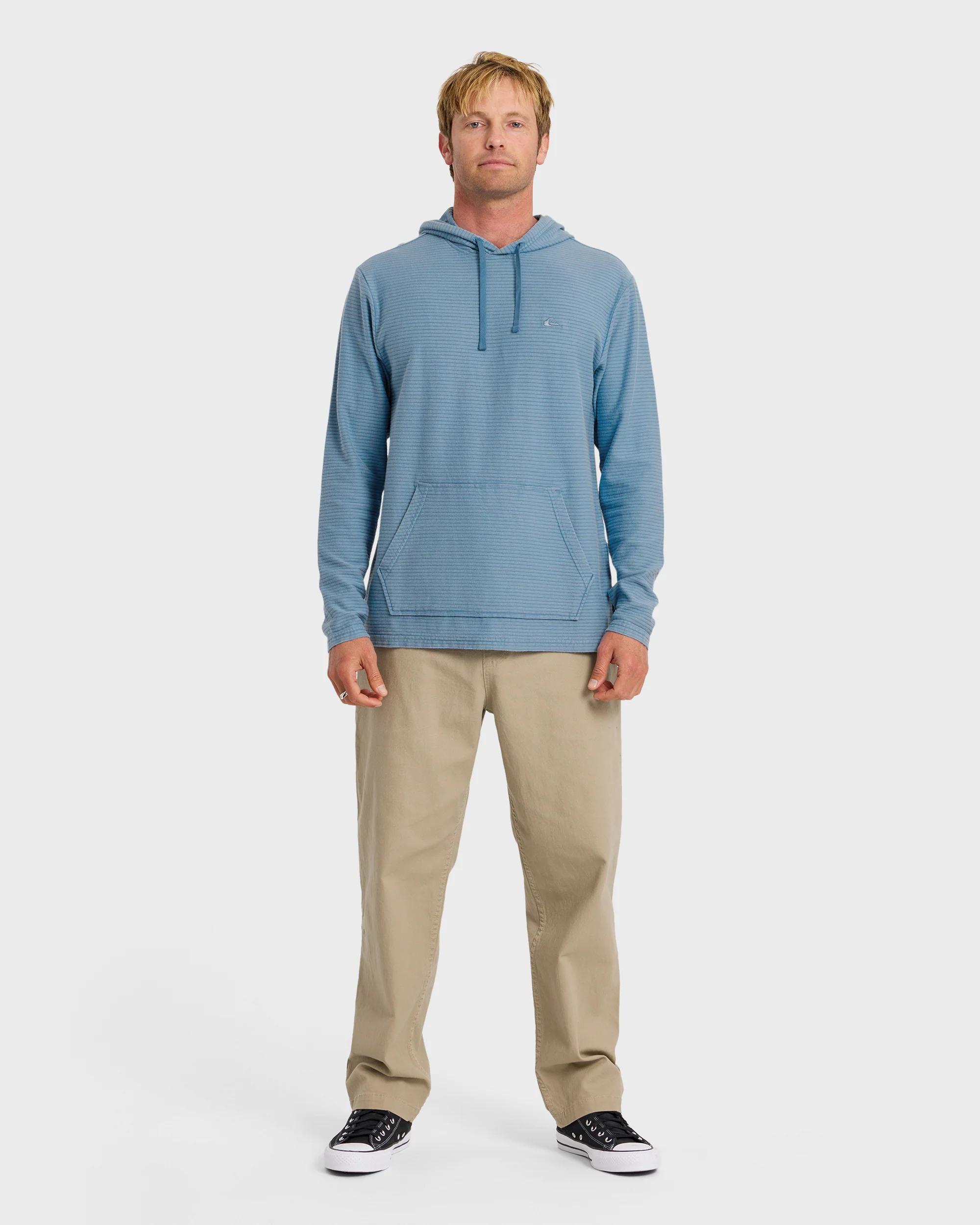 Alamitos Jacquard Stripe Pullover Hoodie - Riviera 3 Alamitos Jacquard Stripe Pullover Hoodie - Riviera