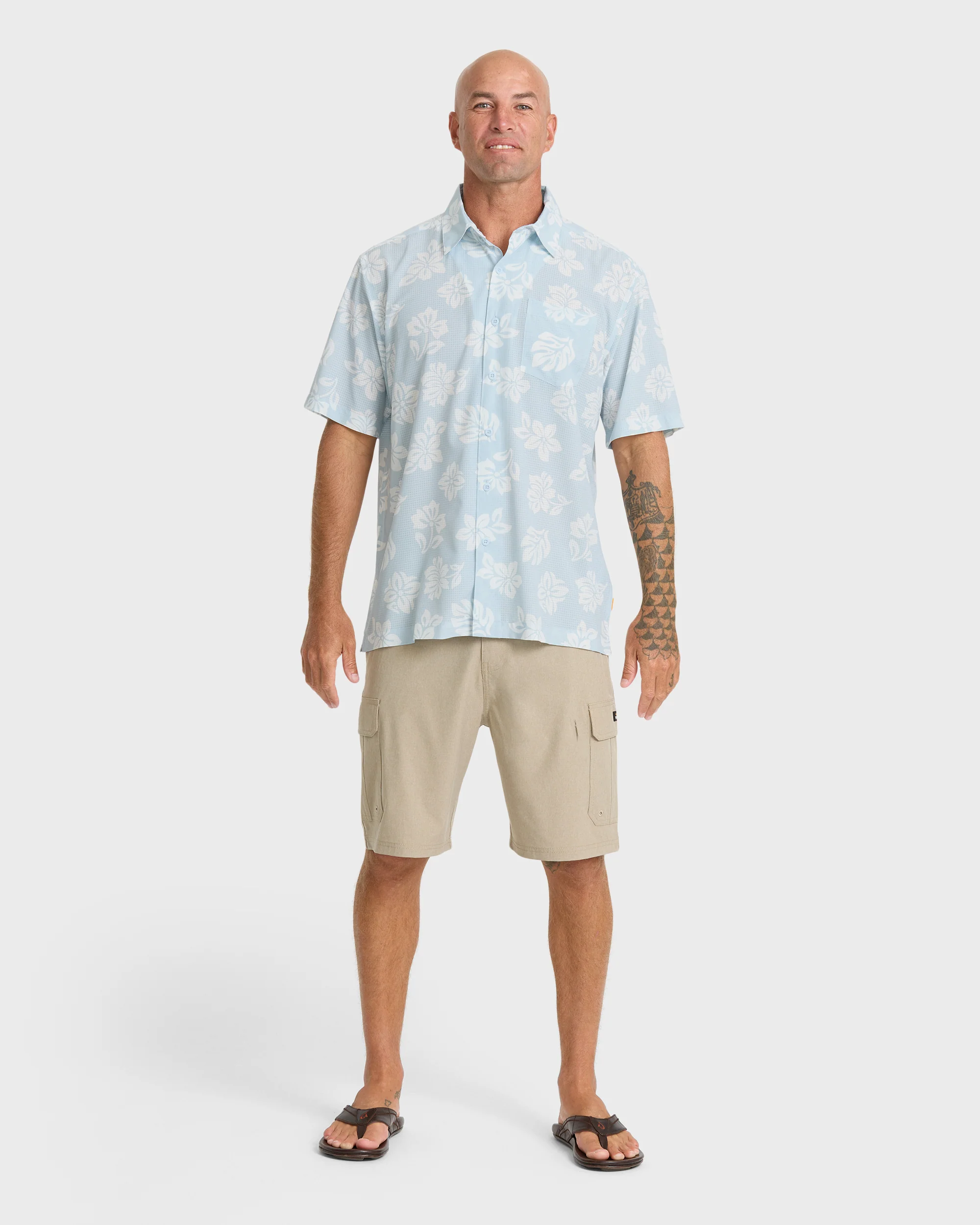 Waterman Performance Pack Short Sleeve Woven Shirt - Skyway 5 Waterman Performance Pack Short Sleeve Woven Shirt - Skyway
