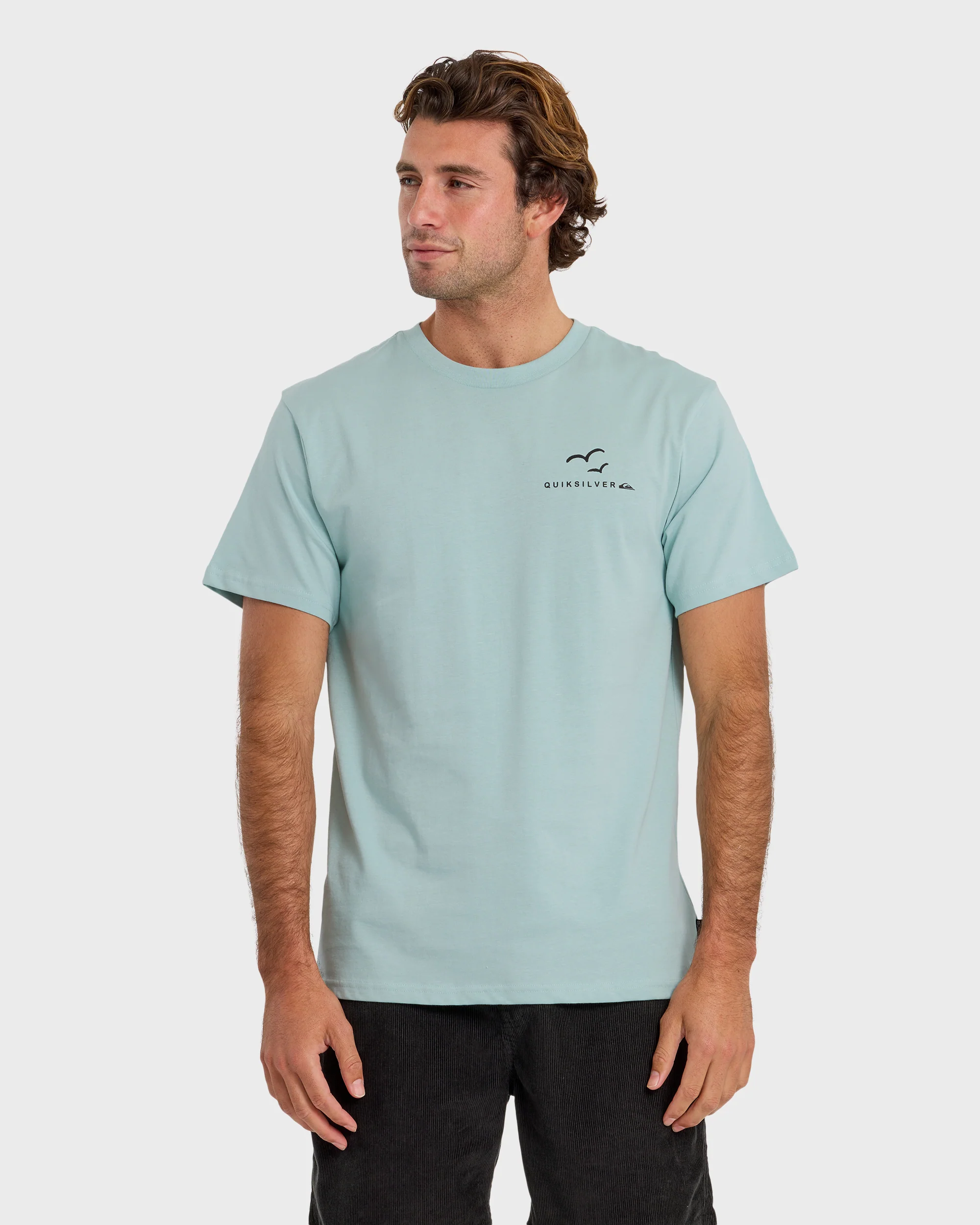 Happy Trails Short Sleeve T-Shirt - Blue Haze 1 Happy Trails Short Sleeve T-Shirt - Blue Haze