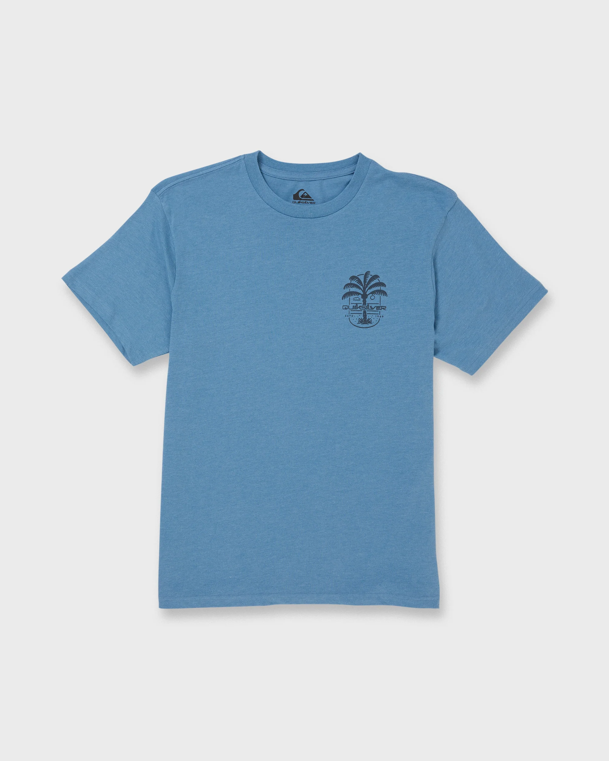 Uno Palm Short Sleeve T-Shirt - Riviera Heather 6 Uno Palm Short Sleeve T-Shirt - Riviera Heather